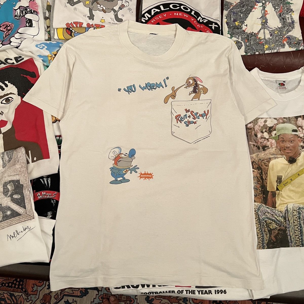 Nickelodeon × Vintage Vintage The Ren & Stimpy Show 1993 Size US L / EU 52-54 / 3 - 6 Thumbnail
