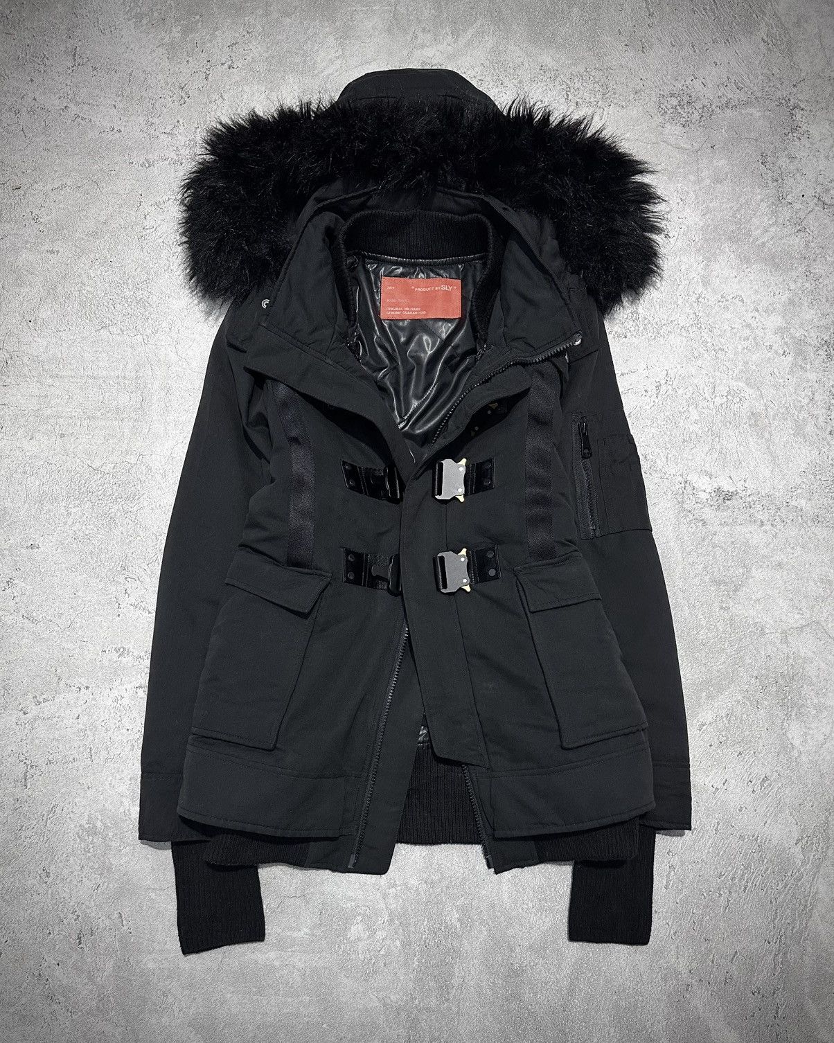 Japanese Brand Vkei Sly Faux Fur Hood Jacket Ifsixwasnine Lgb Style Size US S / EU 44-46 / 1 - 2 Thumbnail