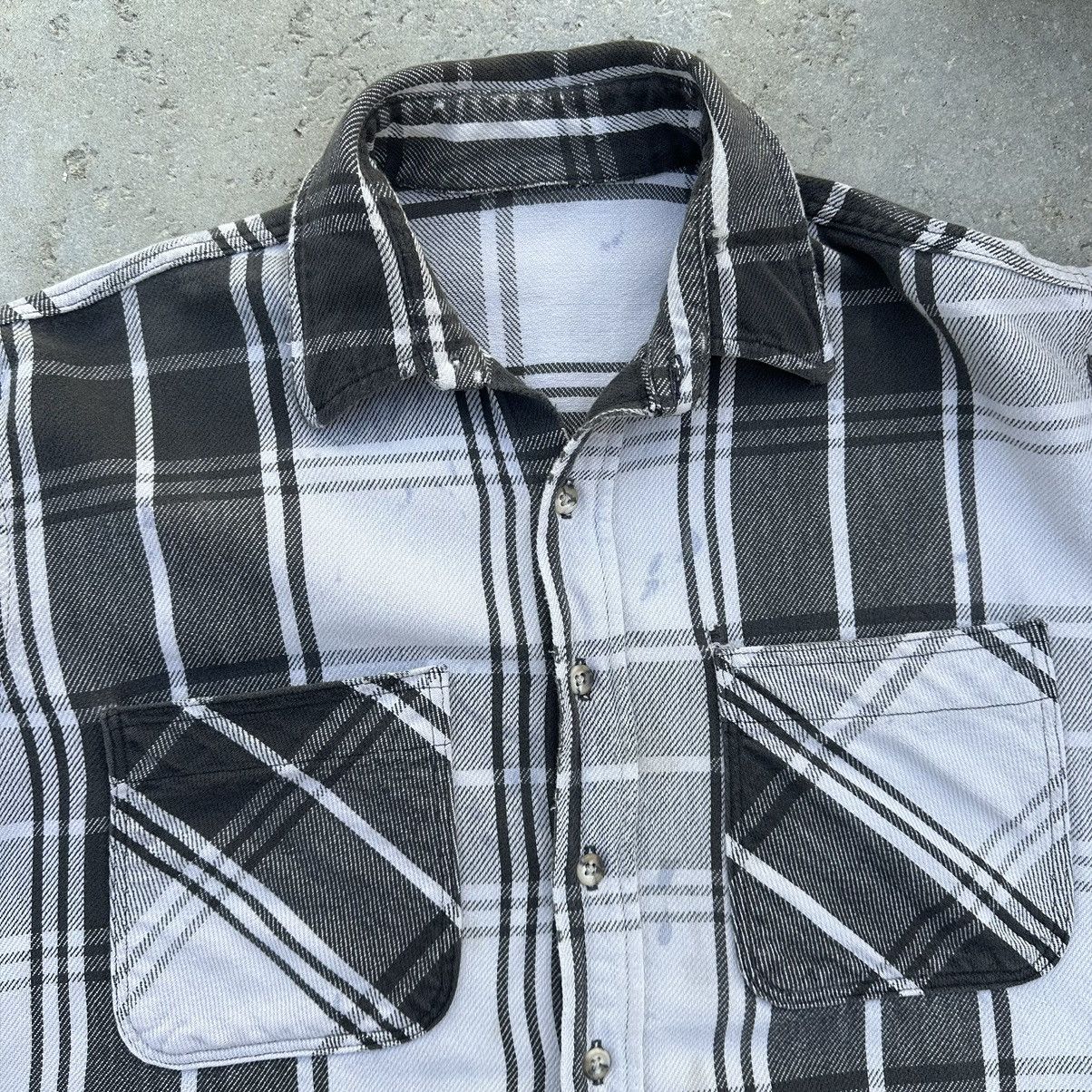 Other VTG 70’s Repaired Patchwork Cotton Flannel Button Up Shirt Size US XL / EU 56 / 4 - 2 Thumbnail