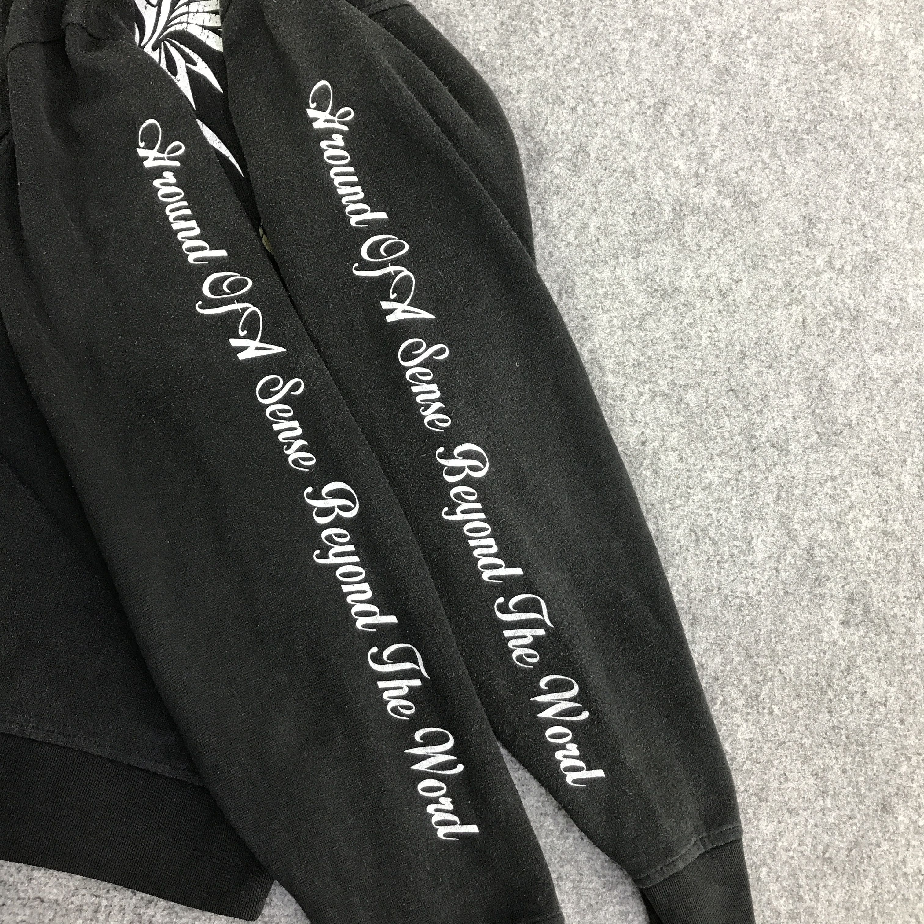 Japanese Brand macatestec punk style Japan sweatshirt K96B14 Size US L / EU 52-54 / 3 - 12 Thumbnail