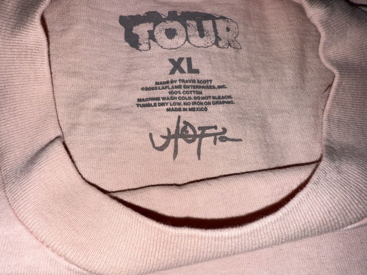 Travis Scott Travis Scott Utopia Circus Maximus Pink star tee Size US XL / EU 56 / 4 - 3 Thumbnail