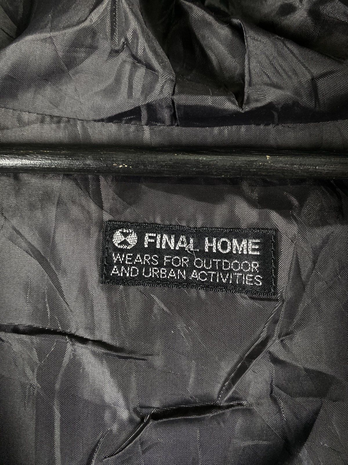 Final Home FINAL HOME Black Hooded Technical Jacket Issey Miyake Size US M / EU 48-50 / 2 - 7 Thumbnail
