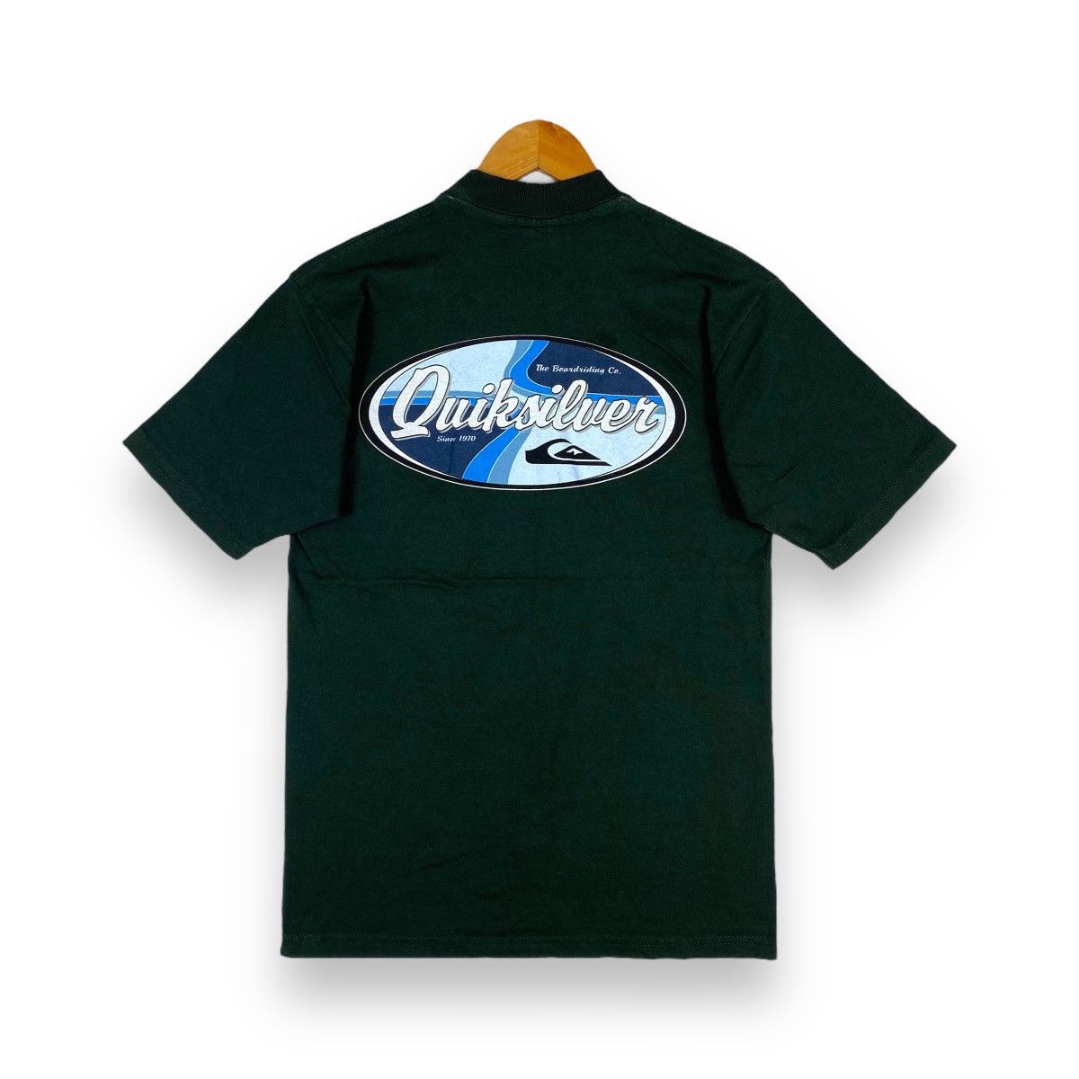 Quiksilver × Vintage Vintage 90's QUIKSILVER The Boardriding Logo Graphic Tee Size US S / EU 44-46 / 1 - 1 Thumbnail