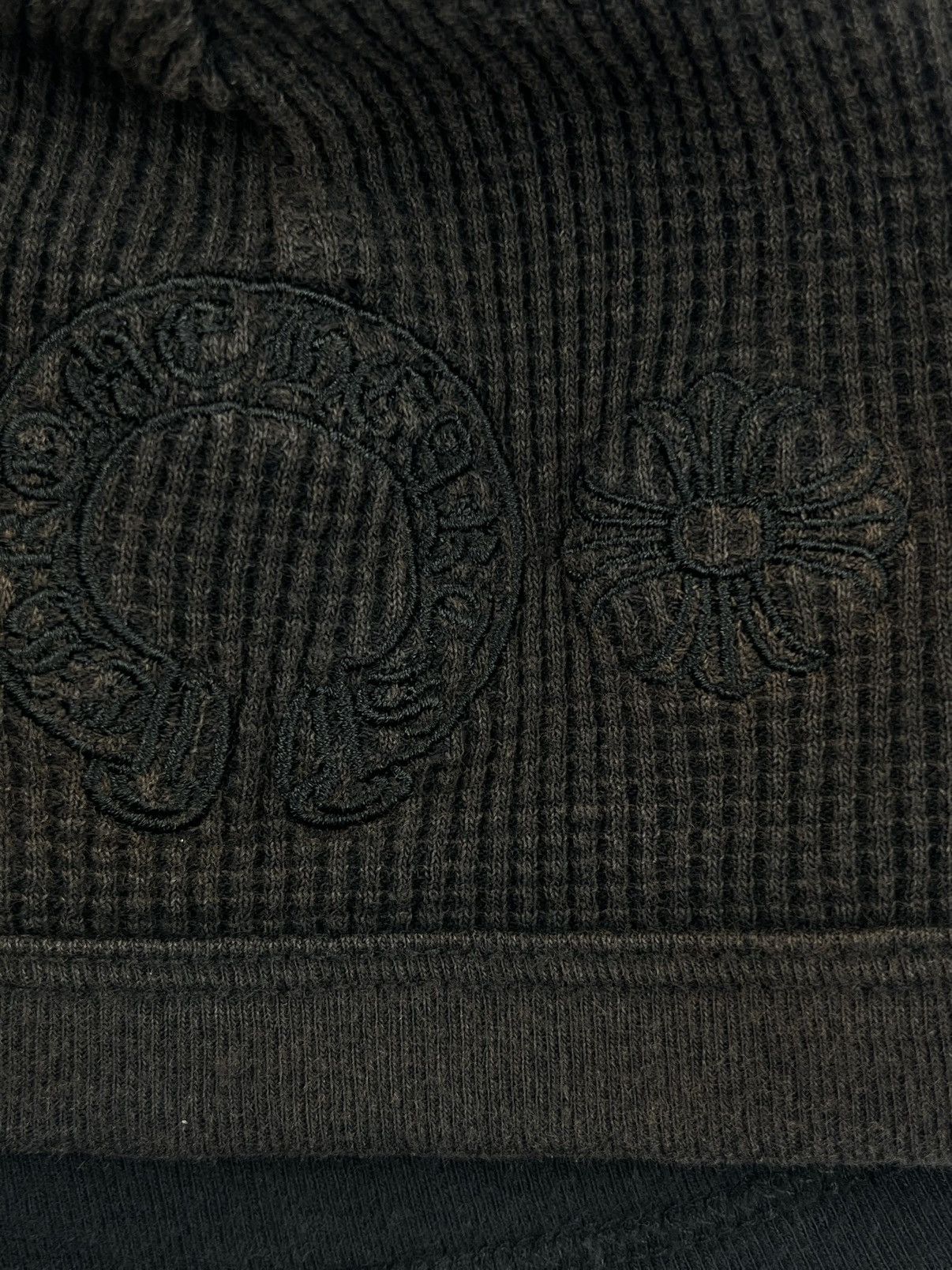 Chrome Hearts Chrome Hearts Thermal Horseshoe Plus Cross 3 Logo Beanie Size ONE SIZE - 4 Thumbnail