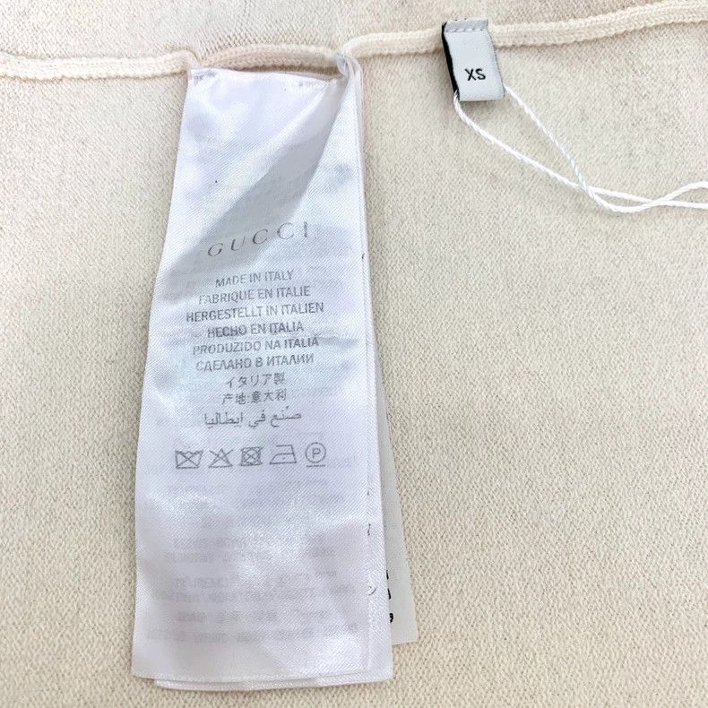 Gucci Gucci Color-blocked V-neck pearl button wool knitted cardig Size US XS / EU 42 / 0 - 6 Thumbnail