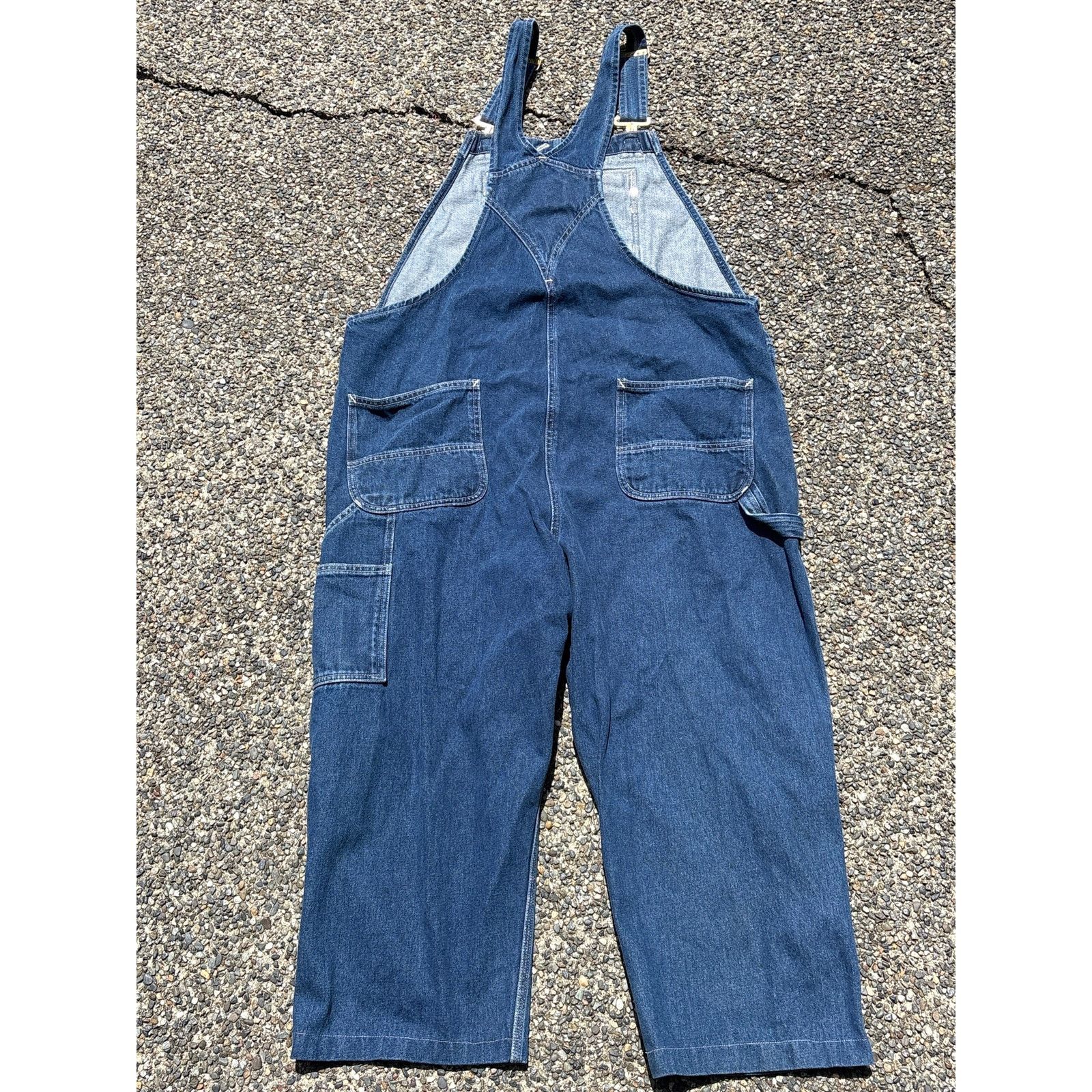 Carhartt Carhartt Loose Fit carpenter Overalls OR4672-M Blue 40x28 Size US 40 / EU 56 - 5 Thumbnail