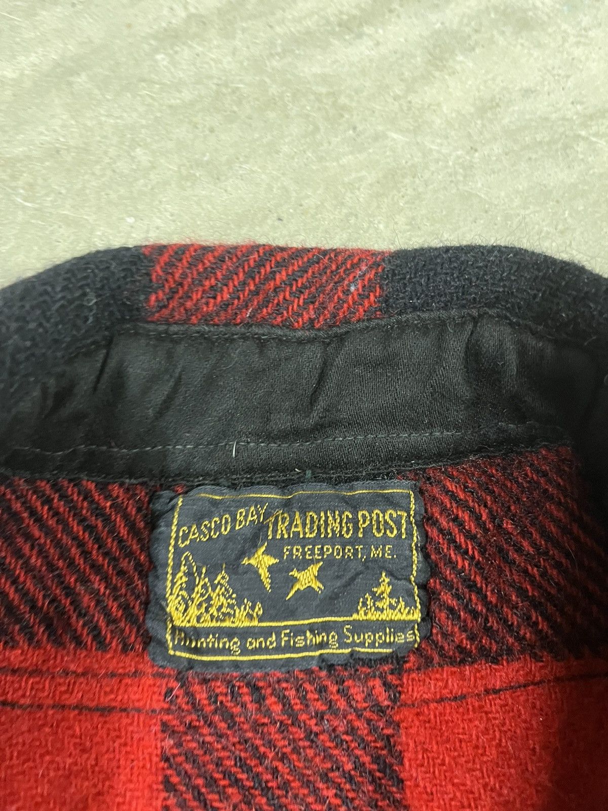 Vintage Vintage 50s Wool Buffalo Plaid Flannel Shirt Jacket Red Size US S / EU 44-46 / 1 - 8 Thumbnail
