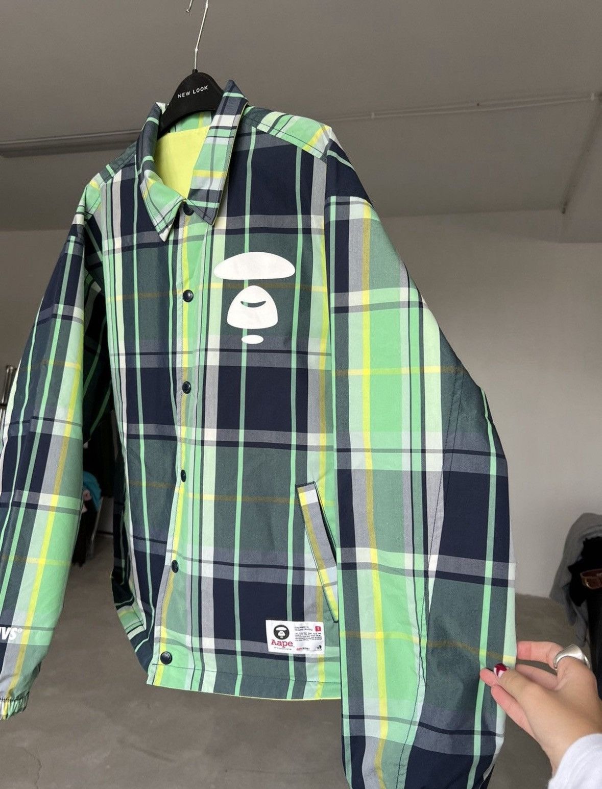 Aape Aape Plaid Reversible Coach Jacket Size US S / EU 44-46 / 1 - 9 Thumbnail