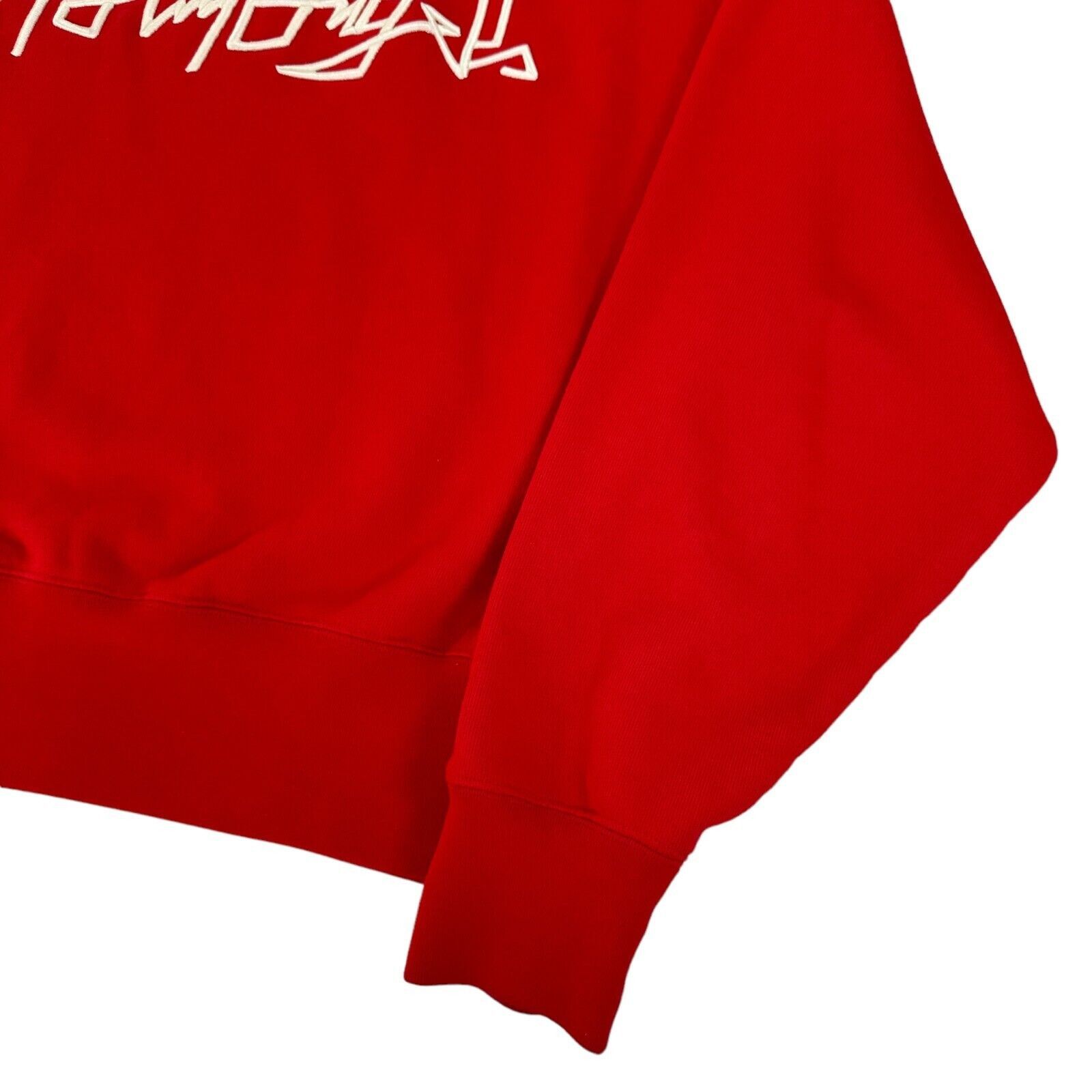 Palm Angels Palm Angels Size S Sweatshirt Red Embroidered Caligraphy Size US S / EU 44-46 / 1 - 9 Thumbnail