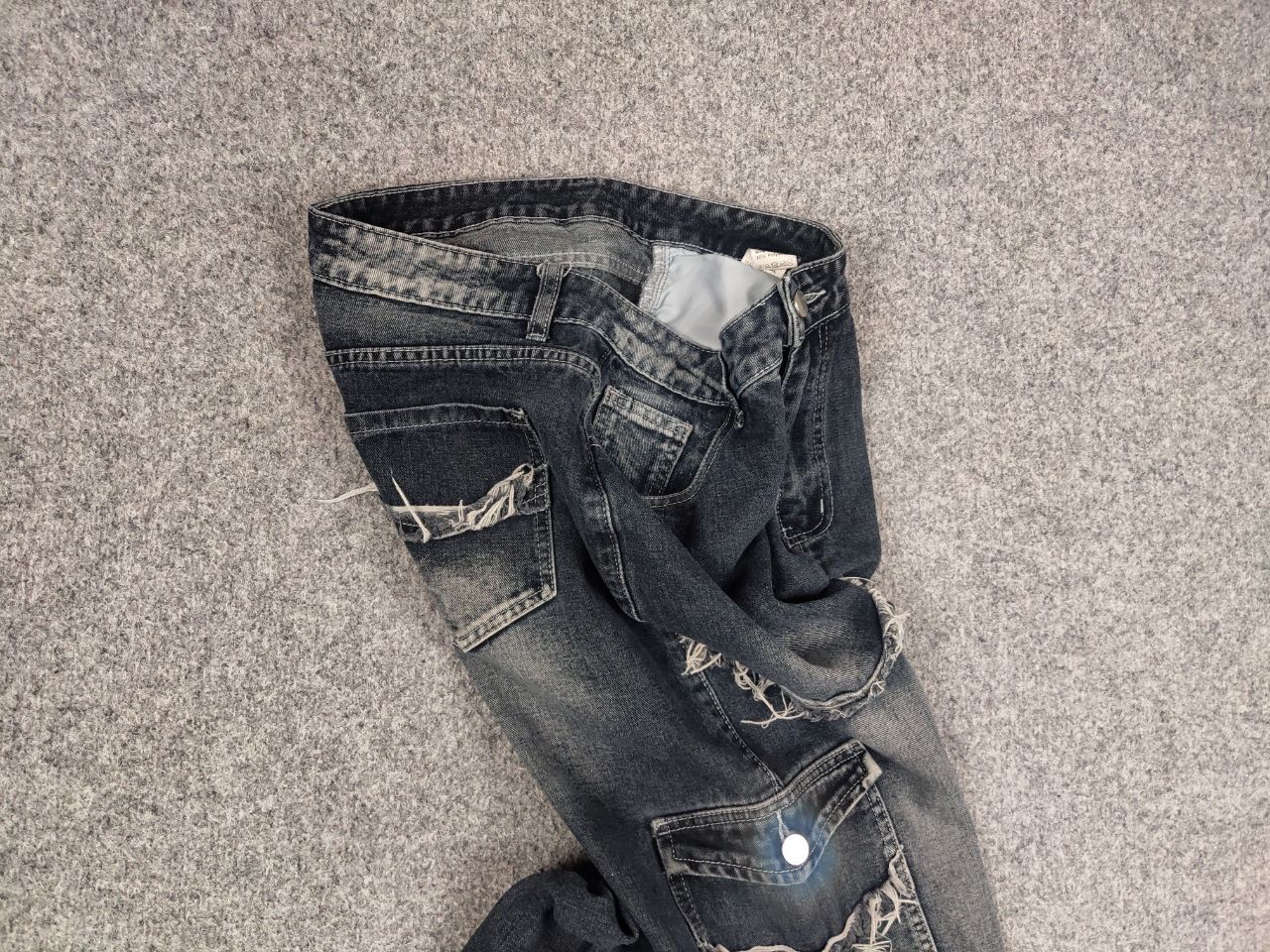 Hysteric Glamour Vtg Japan If six was nine l.g.b Style Cargo Denim Jeans Size US 32 / EU 48 - 12 Thumbnail