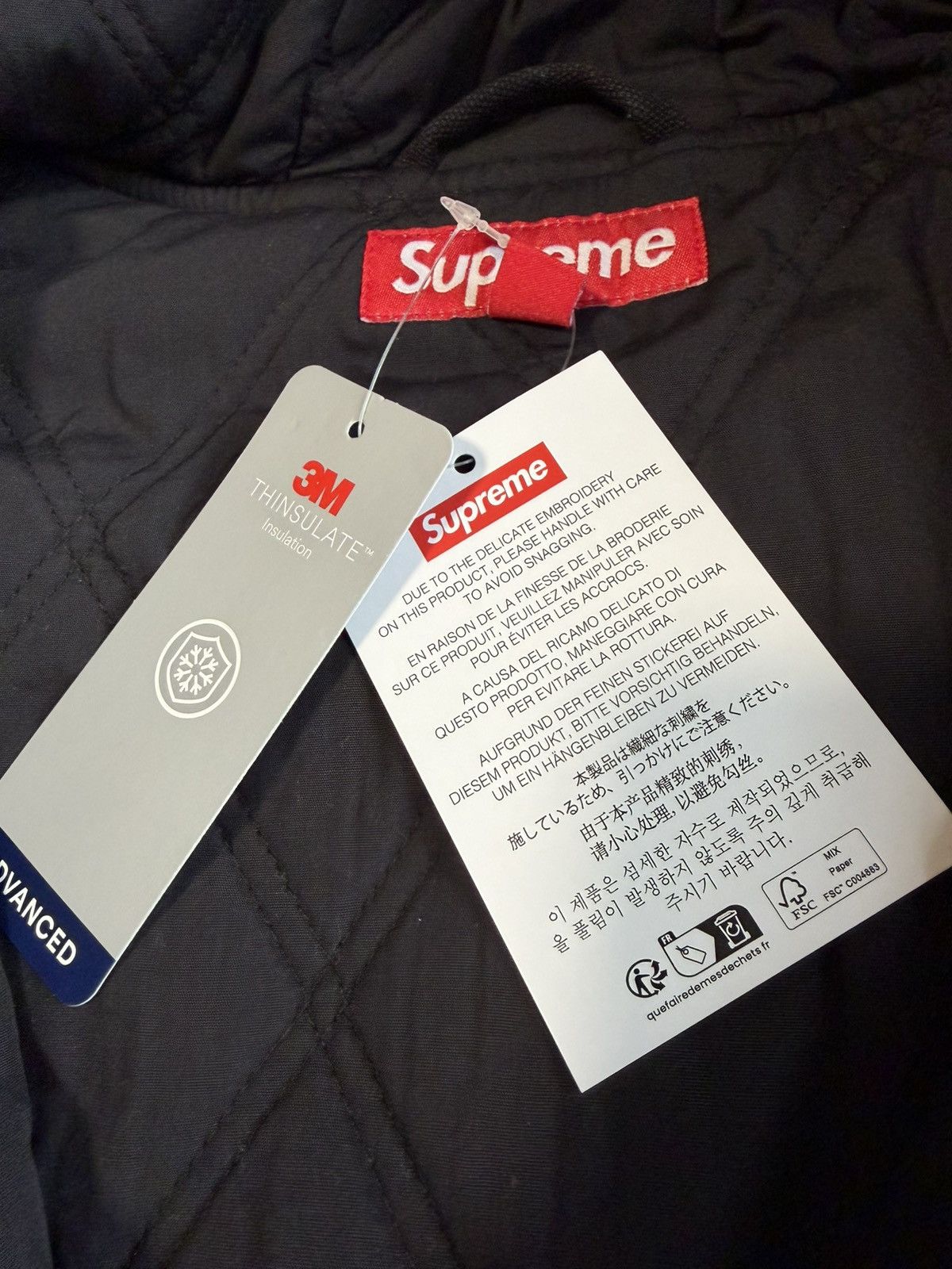 Supreme SS25 AOI Embroidered Hooded Work Jacket Size US M / EU 48-50 / 2 - 11 Thumbnail
