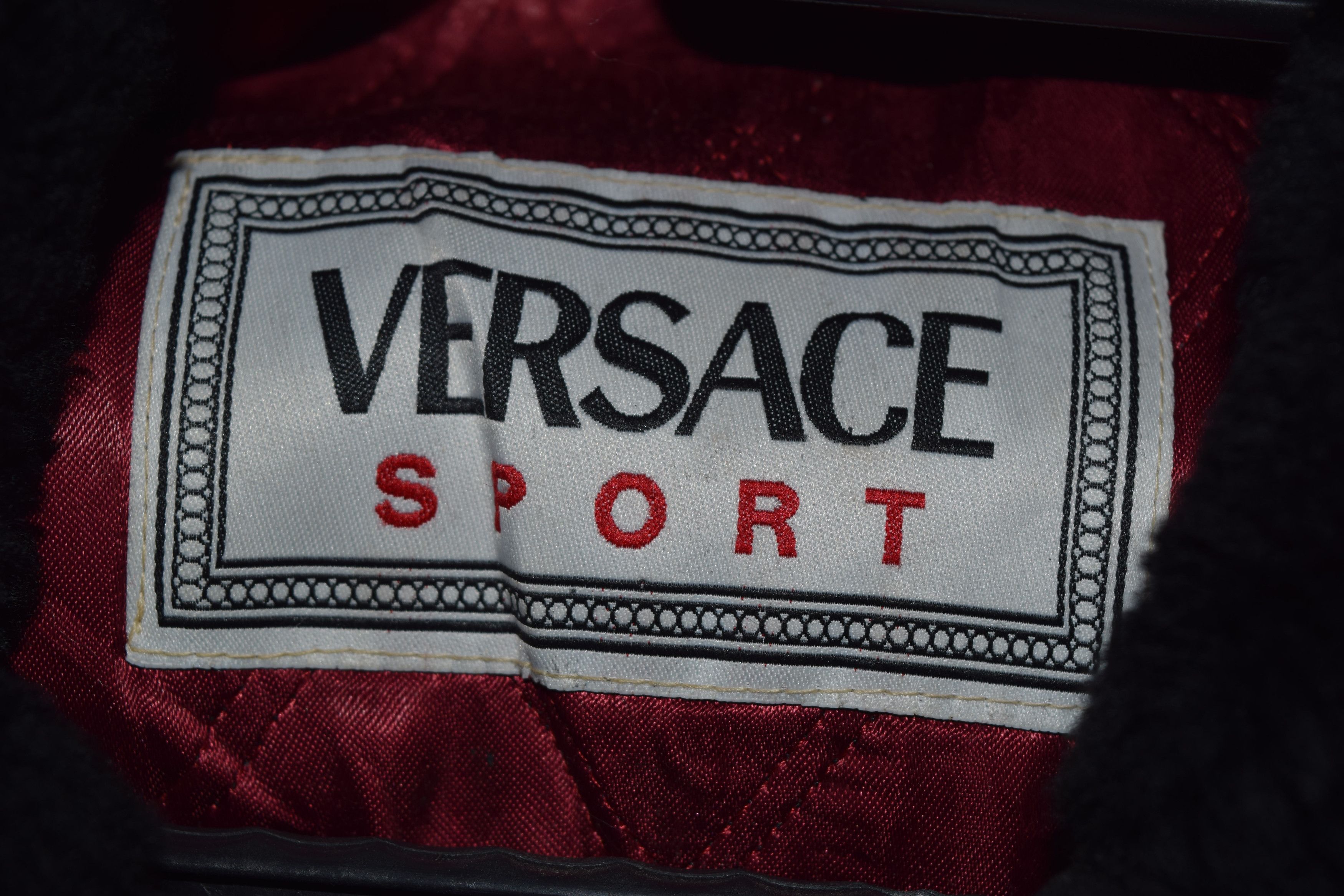 Versace Vintage 90's Versace Sport Bomber Jacket Size US XL / EU 56 / 4 - 12 Thumbnail