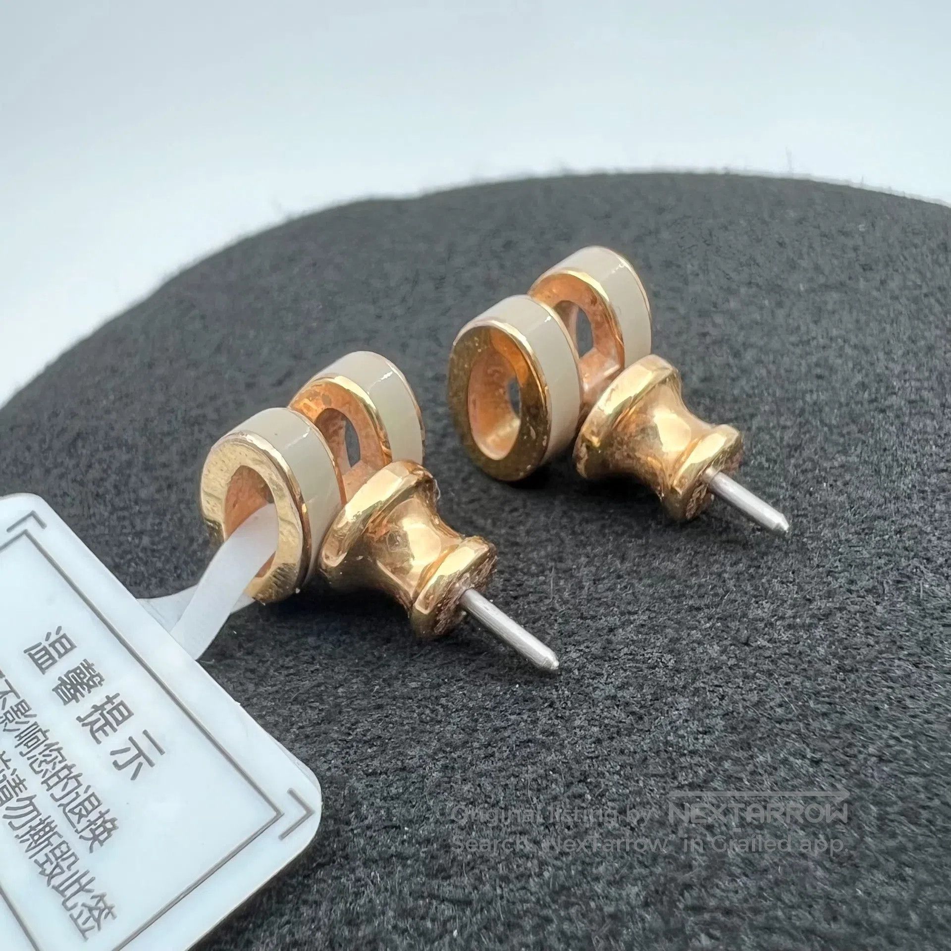 Hermes Hermes LOGO ear stud Size ONE SIZE - 2 Thumbnail