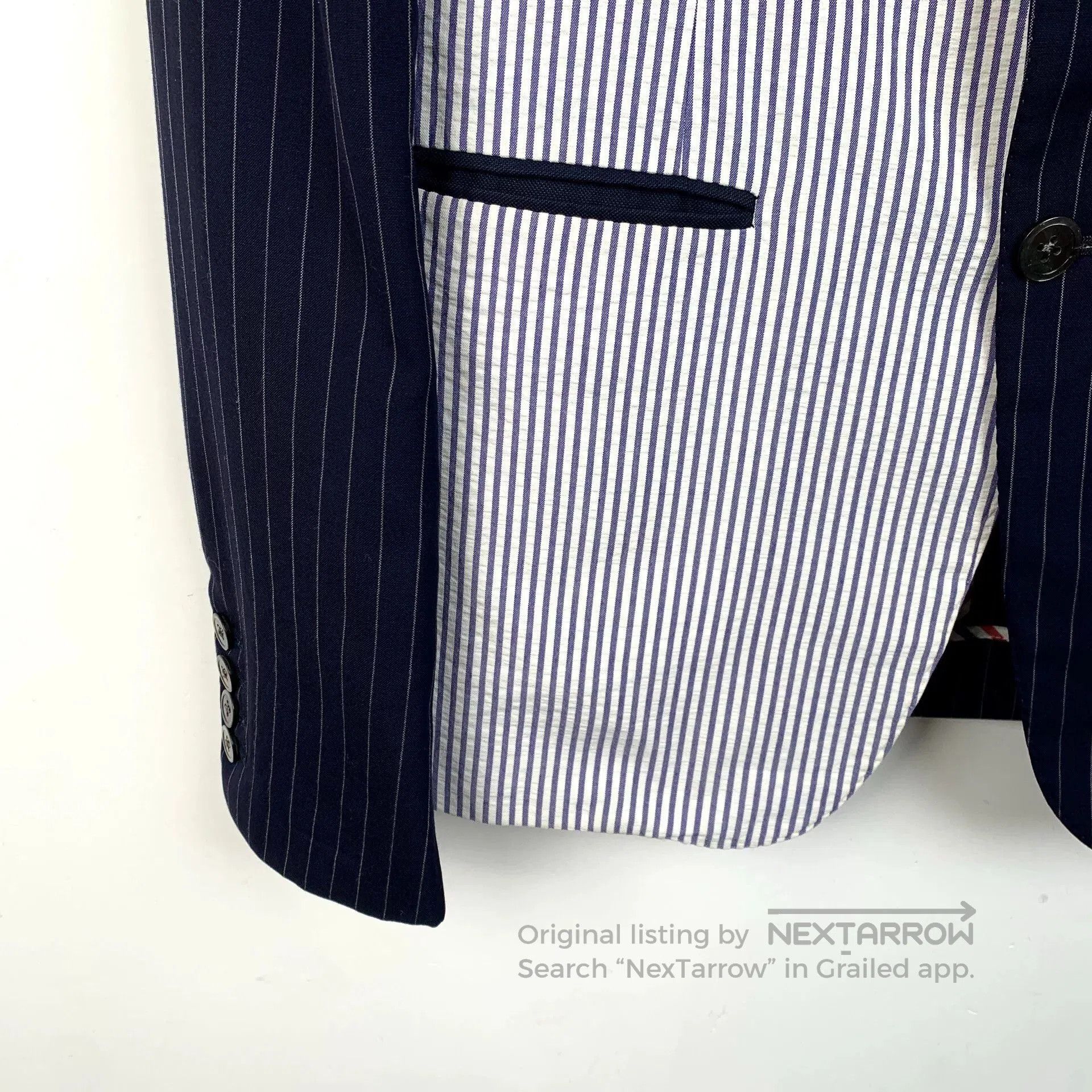 Thom Browne Thom Browne Colorblock Stripe Blazer. Size US M / EU 48-50 / 2 - 4 Thumbnail