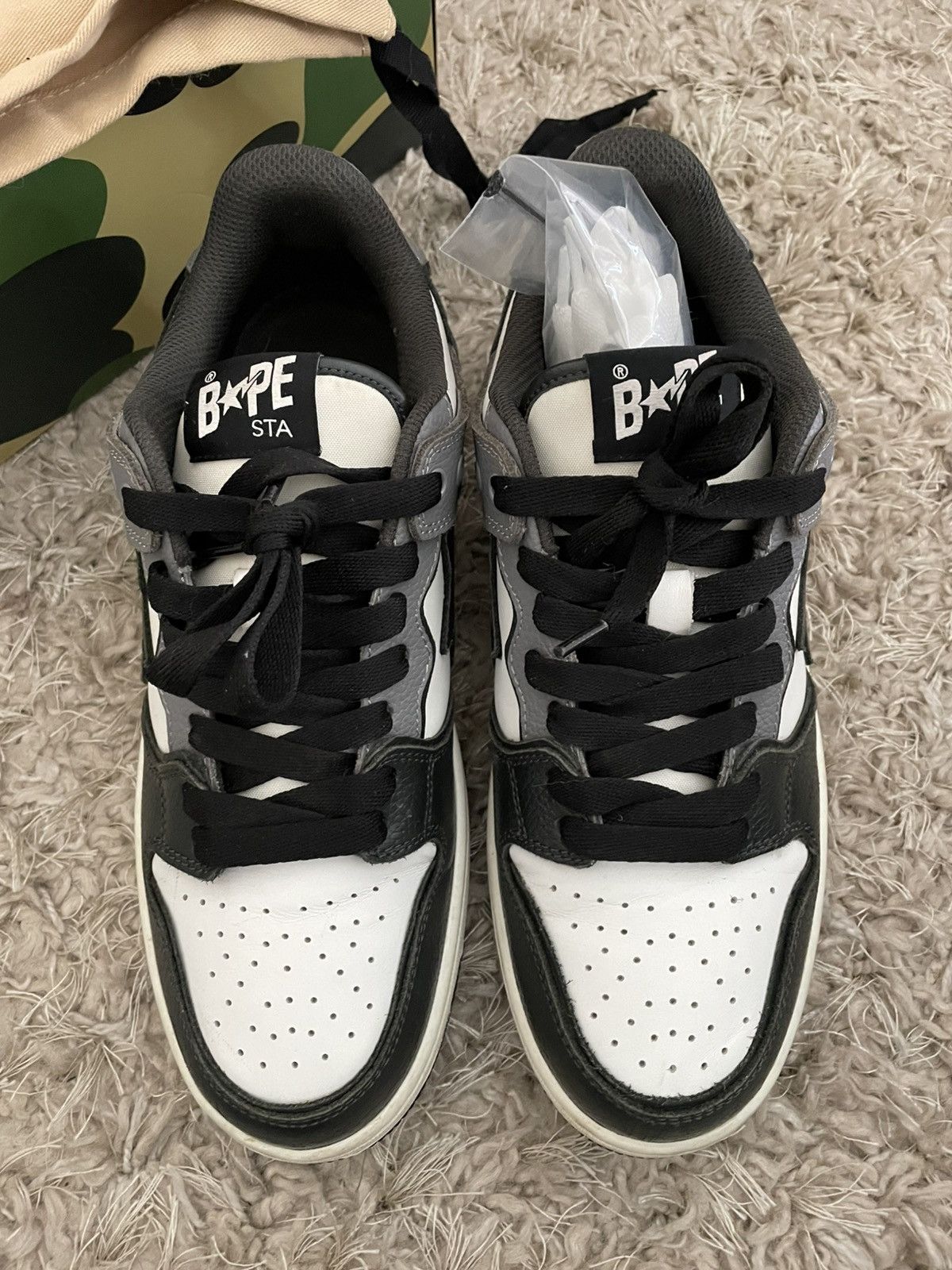 Bape Bape Sk8 Sta #5 M1 Black Size US 9.5 / EU 42-43 - 5 Thumbnail