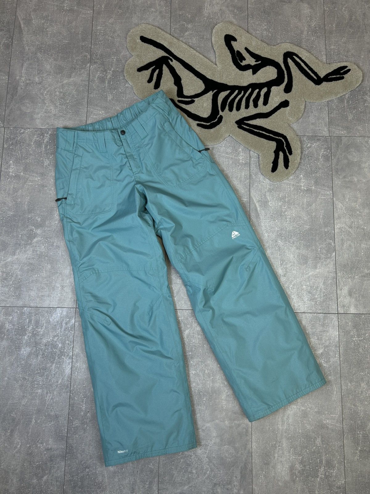 Nike × Nike ACG × Vintage Mens Vintage Nike ACG ski pants size S cargo streetwear y2k Size 27" / US 4 / IT 40 - 18 Thumbnail