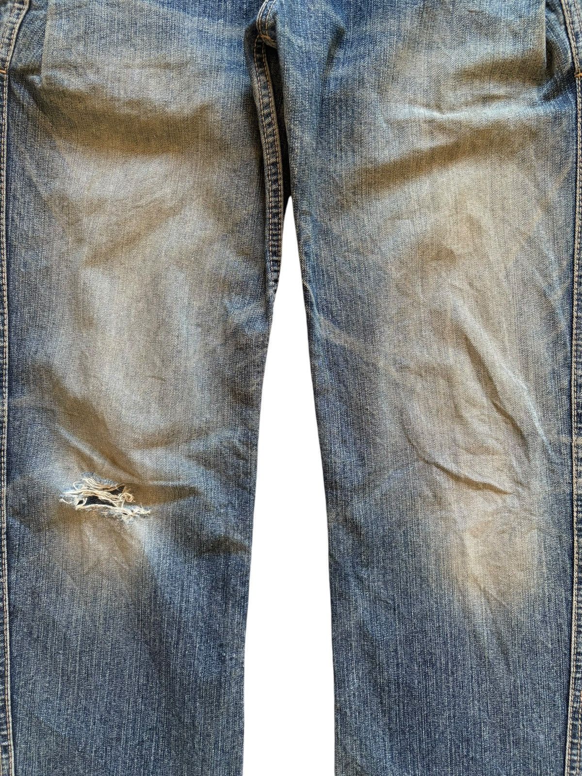 Japanese Brand SALES🔥Vintage Japanese Brand Mud Wash Distressed Jeans Size US 32 / EU 48 - 5 Thumbnail