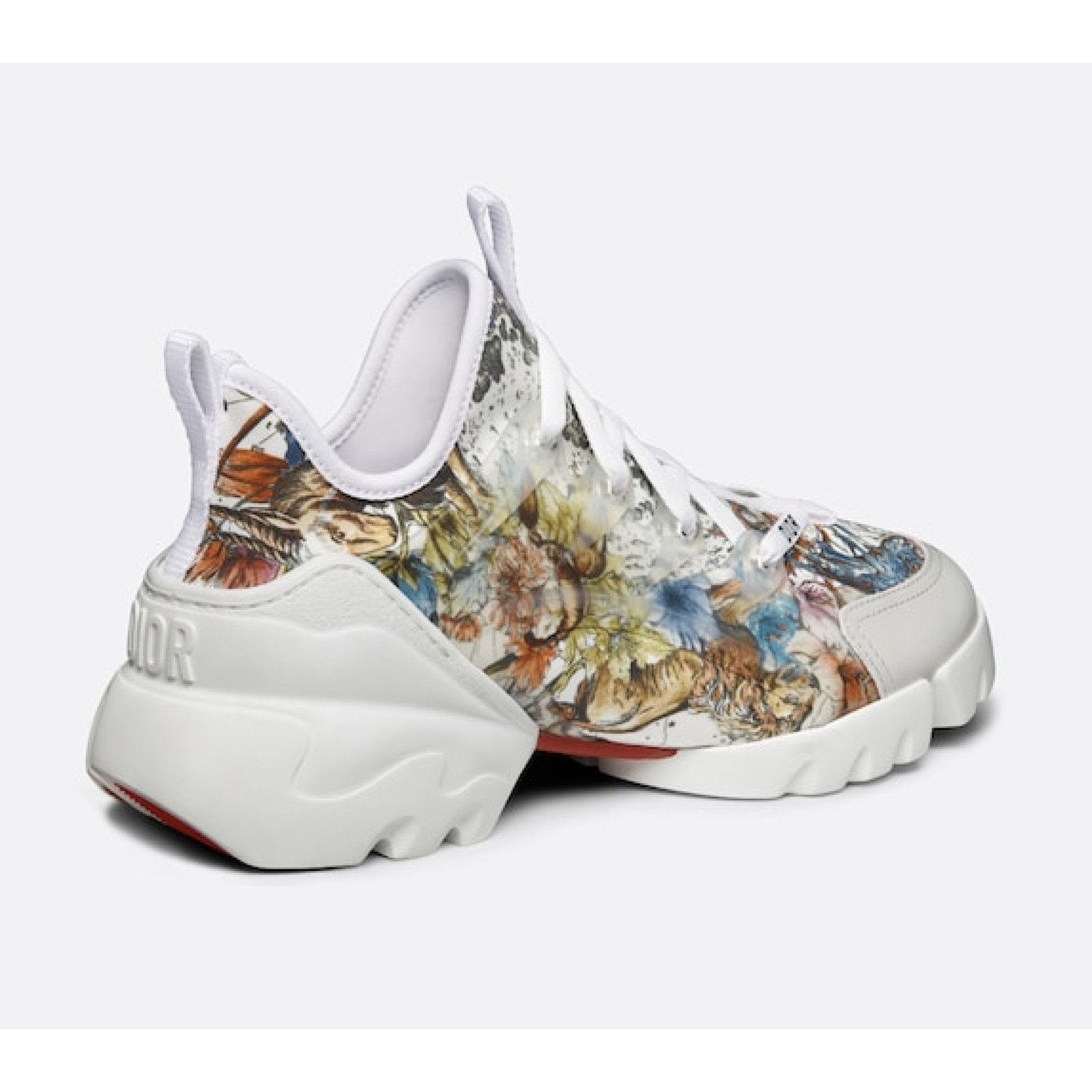Dior D Connect Zodiac Printed Lace Up Flat Trainer Sneaker 39 Size US 9 / IT 39 - 10 Thumbnail