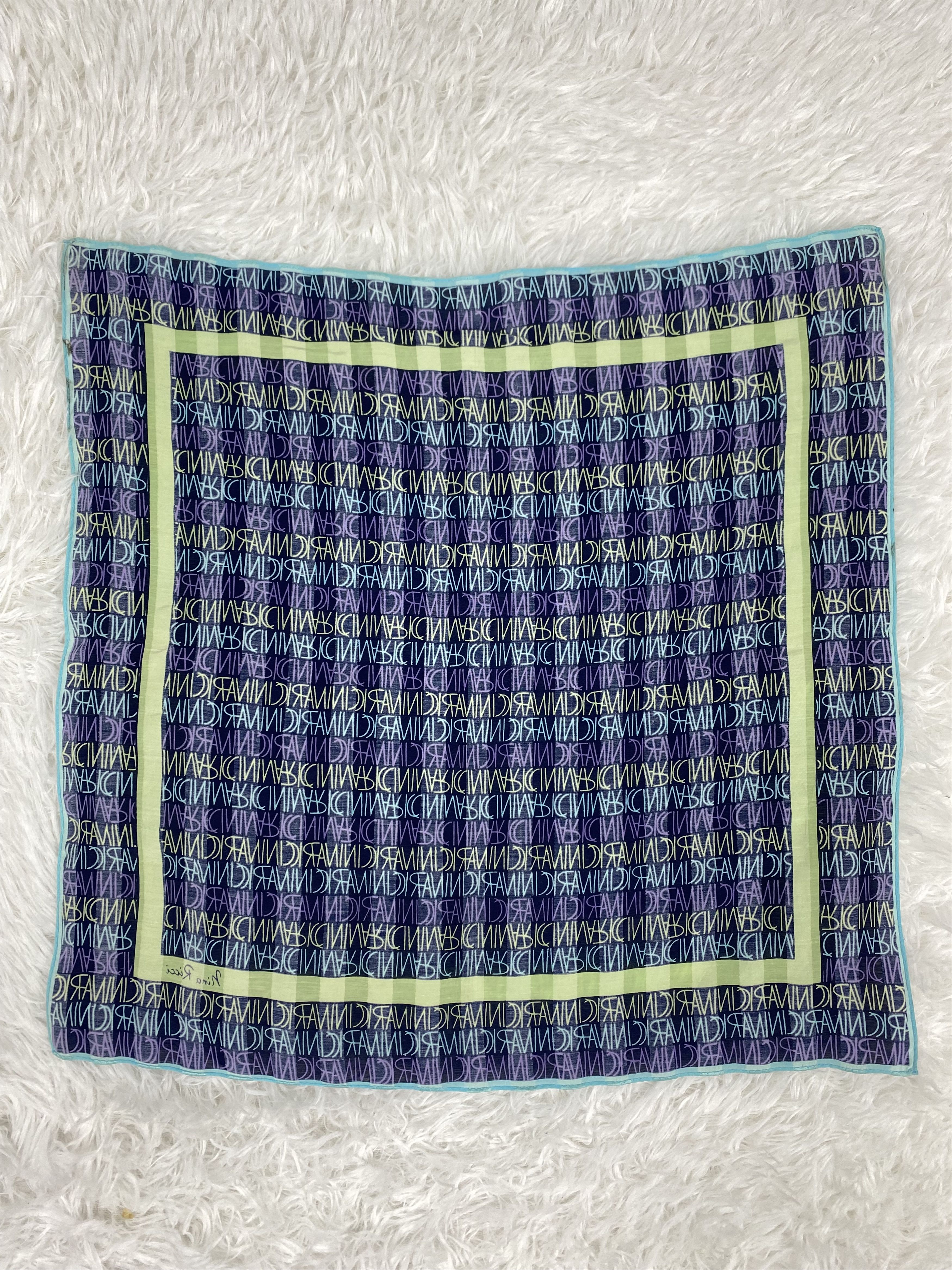 Vintage Vintage Nina Ricci Handkerchief Neckerchief PH0209 Size ONE SIZE - 4 Thumbnail