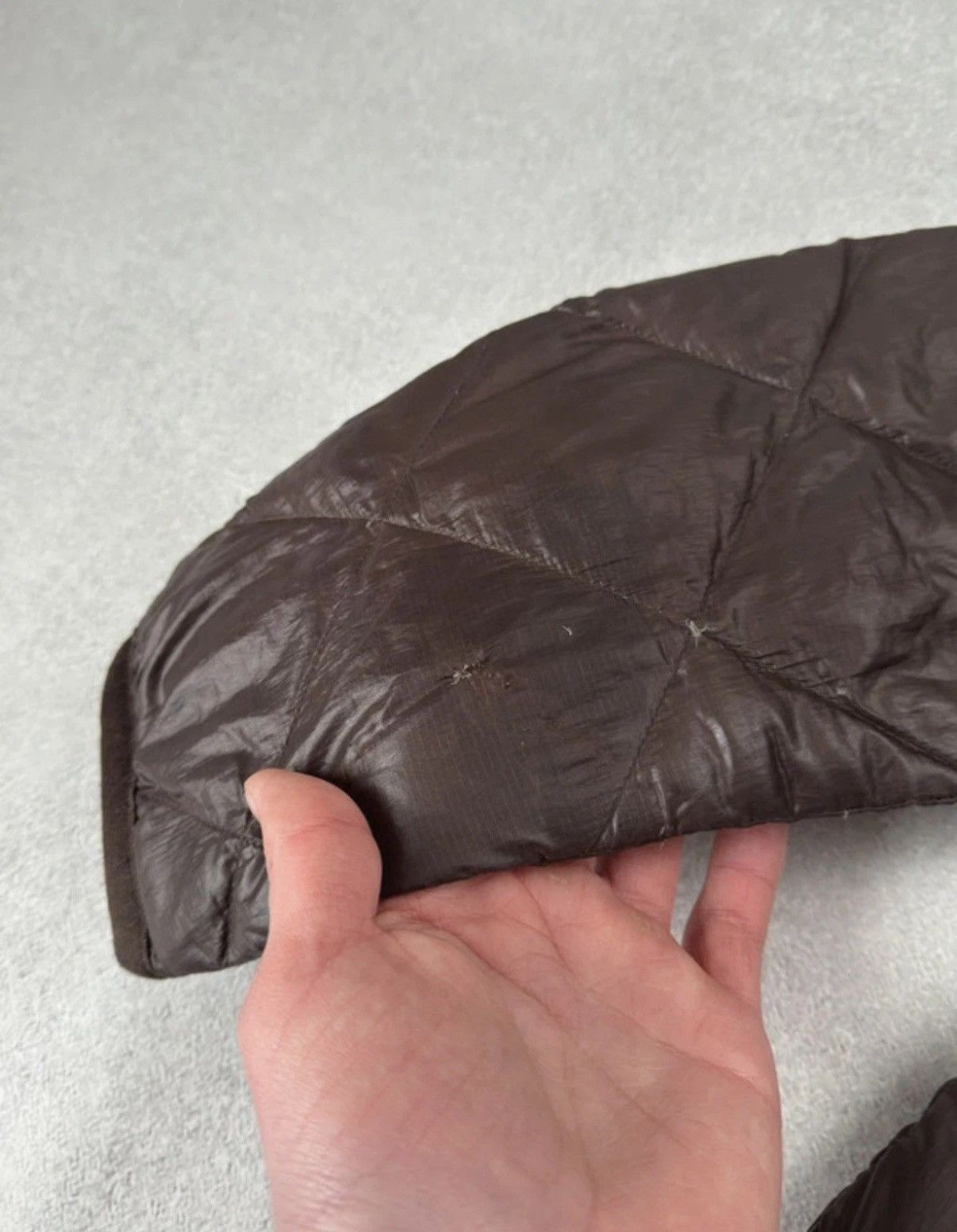 The North Face The North Face 600 Brown Micro Puffer Down Jacket Woman Size L / US 10 / IT 46 - 6 Thumbnail