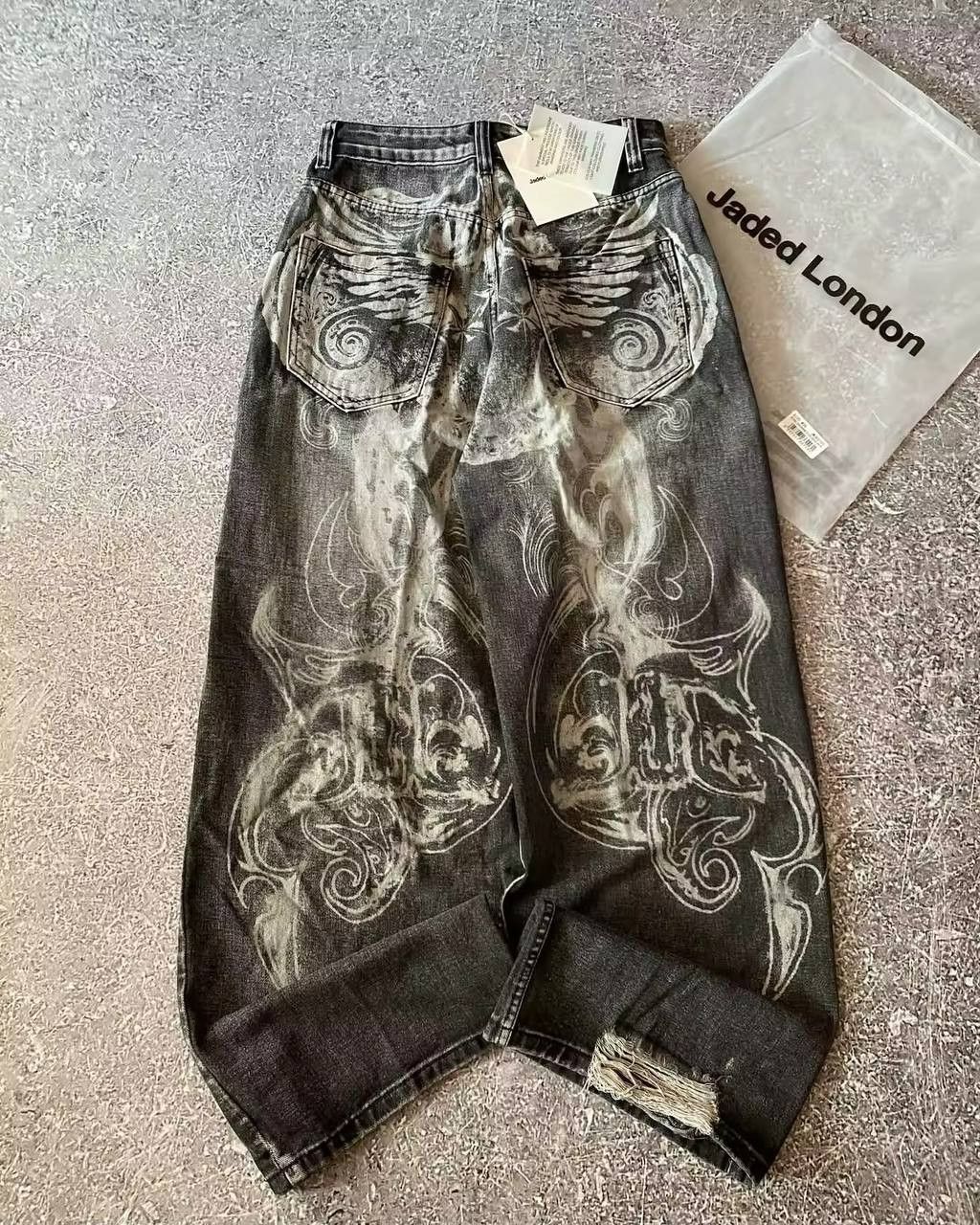Japanese Brand × Vintage print jeans Size US 36 / EU 52 - 2 Thumbnail