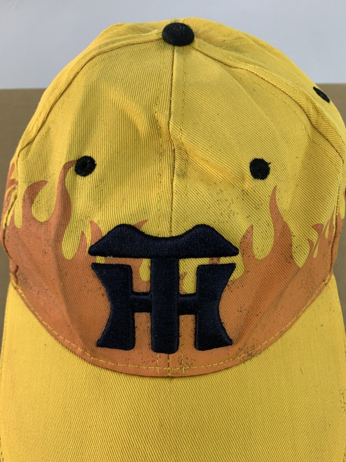 Vintage Hanshin Tiger Japanese Professional Baseball Flame 6 Pane Size ONE SIZE - 2 Thumbnail