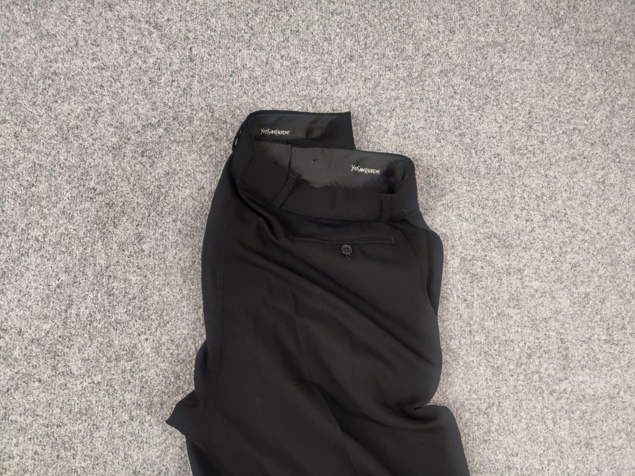 Yves Saint Laurent Yves Saint Laurent Vintage Classic men's wool trousers Pants Size US 34 / EU 50 - 2 Thumbnail
