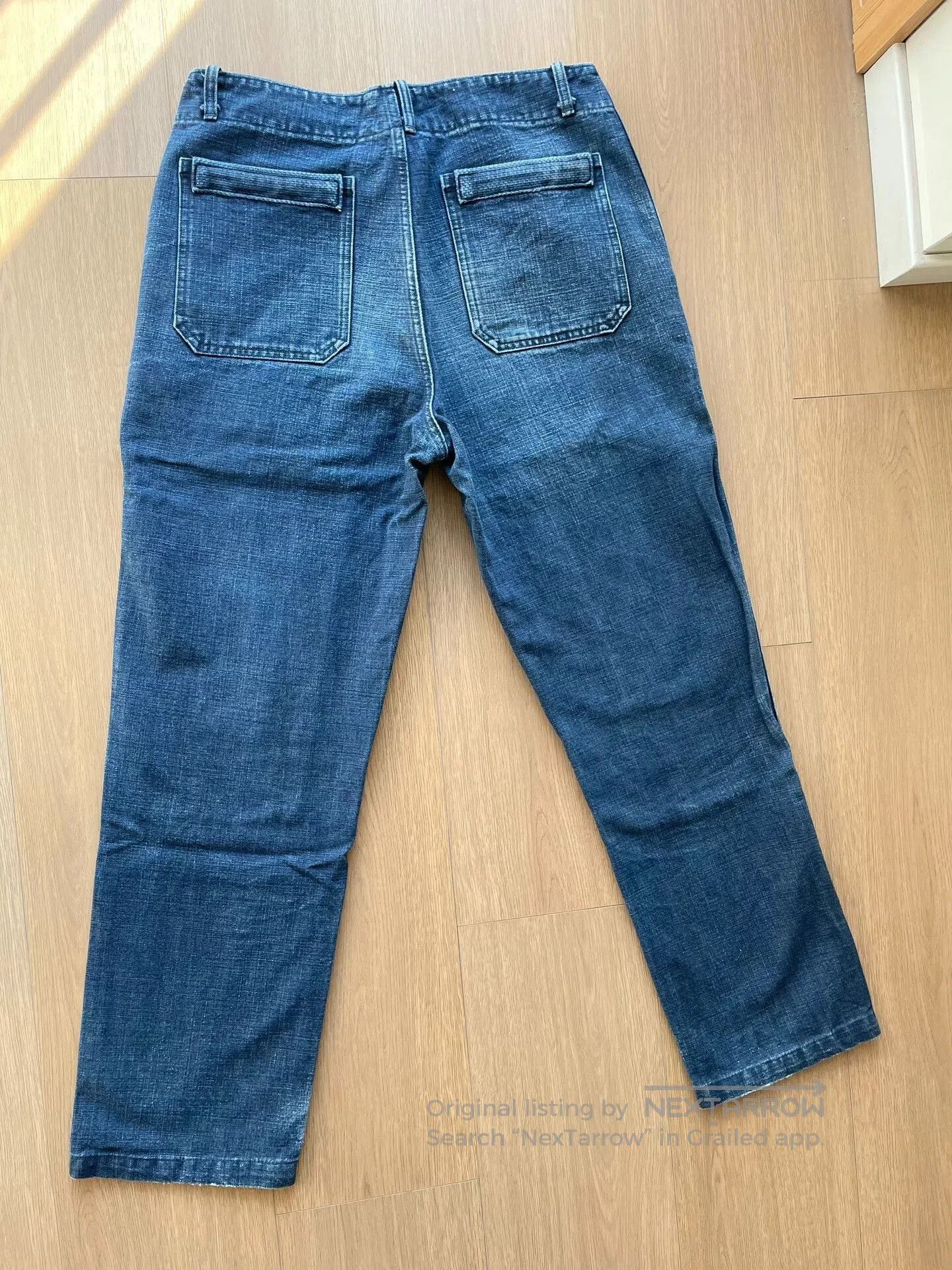 Stevenson Overall Co. Blue Dyed Vintage Work Pants. Size US 30 / EU 46 - 4 Thumbnail