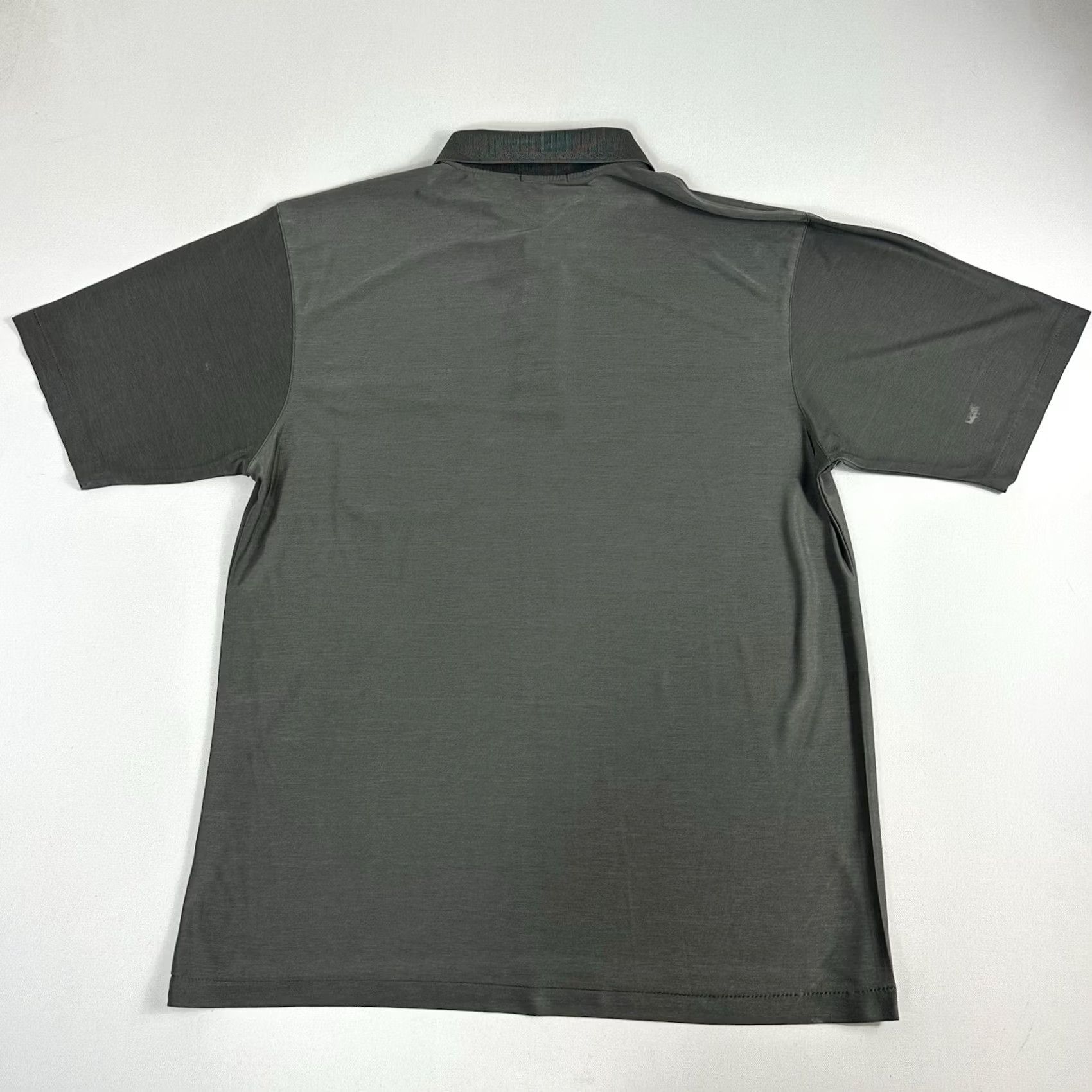 Polo Ralph Lauren VINTAGE Polo Ralph Lauren Polo Shirt Mens XL Gray 100% Silk Short Sleeve Size US XL / EU 56 / 4 - 2 Thumbnail