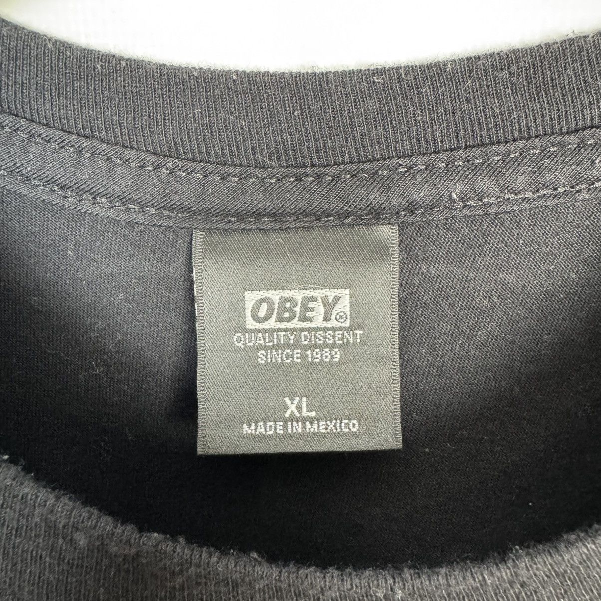 Obey OBEY CORNEL WEST BLACK T-SHIRT CREW NECK Y2K TEE sz XL MEN Size US XL / EU 56 / 4 - 3 Thumbnail