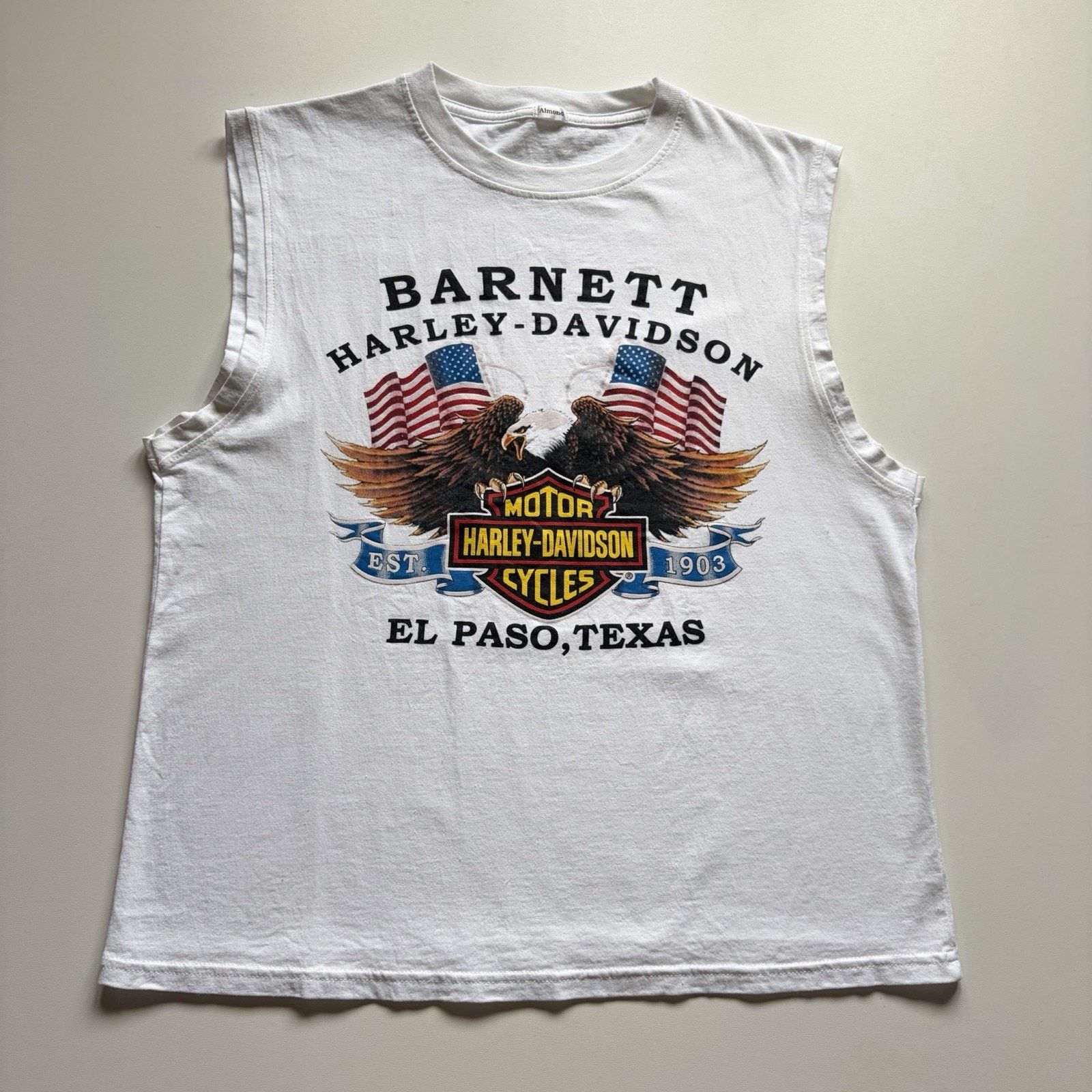 Vintage Harley-Davidson Shirt Small Sleeveless Motorcycle