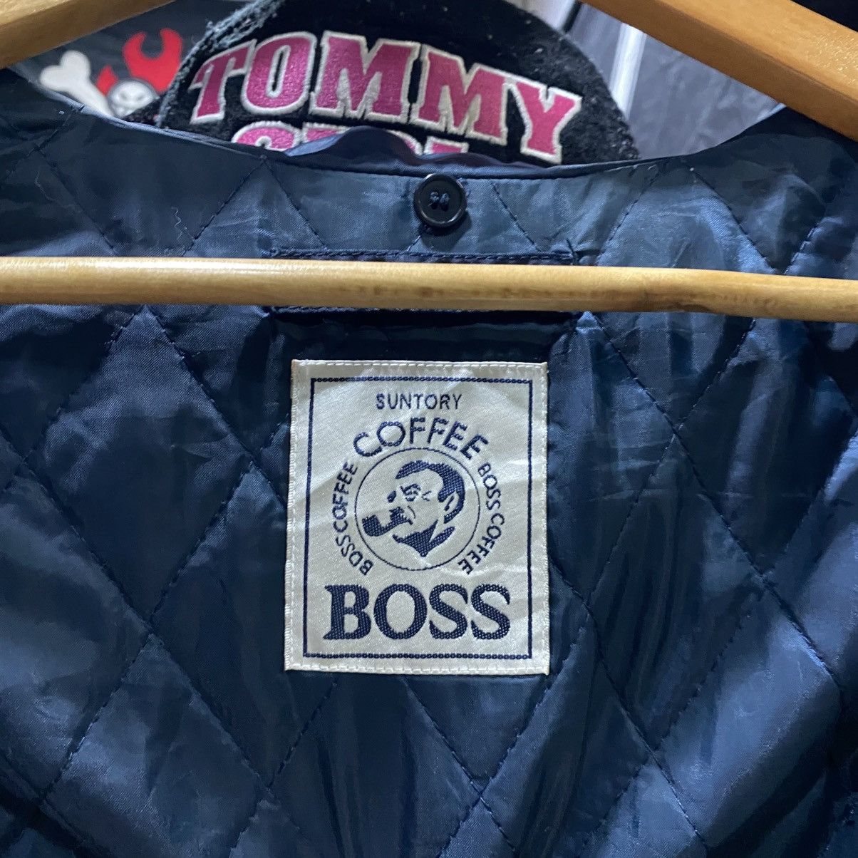 Vintage 90s Suntory Boss Coffee MA-1 bomber jackets Size US L / EU 52-54 / 3 - 13 Thumbnail