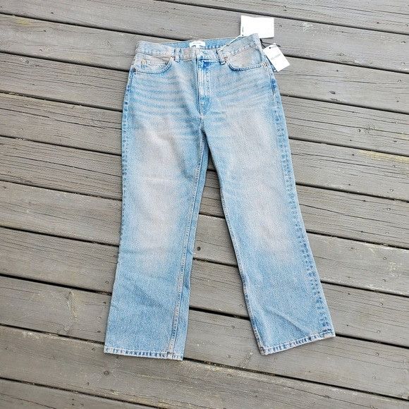 RE/DONE RE/Done 70s Tinted Blush Loose Flare High Rise Waisted Mom J Size 31" - 2 Thumbnail