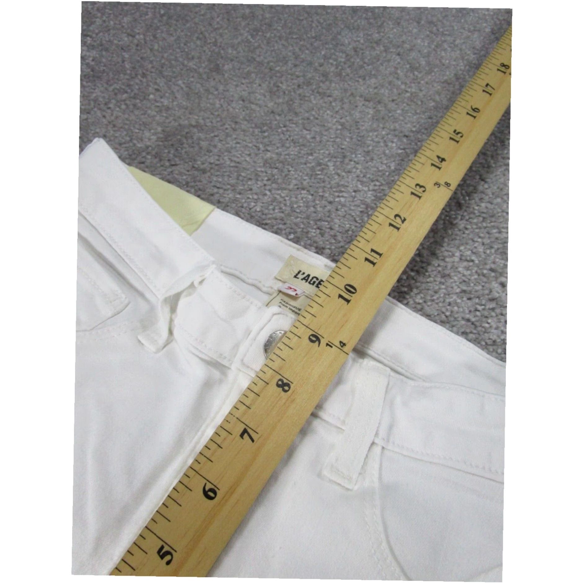 L'AGENCE LAgence Womens White Marguerite Skinny Jeans 27 Size 27" / US 4 / IT 40 - 7 Thumbnail