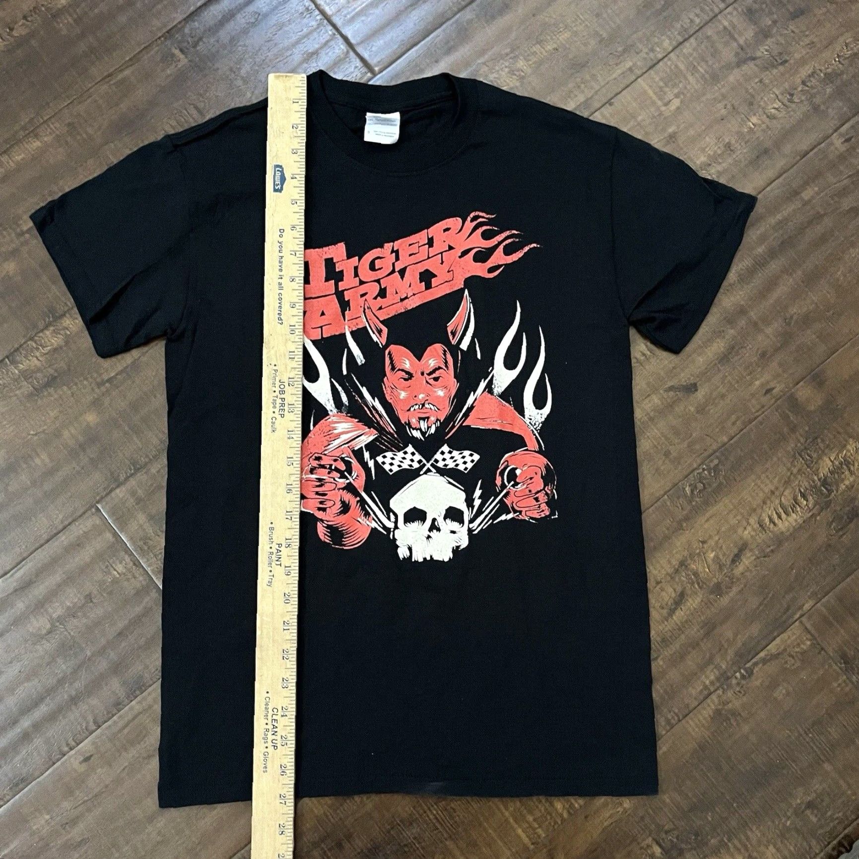 Gildan VINTAGE Tiger Army Band T-Shirt Small Black 90s Psychobilly Punk Rock Mens Size US S / EU 44-46 / 1 - 6 Thumbnail