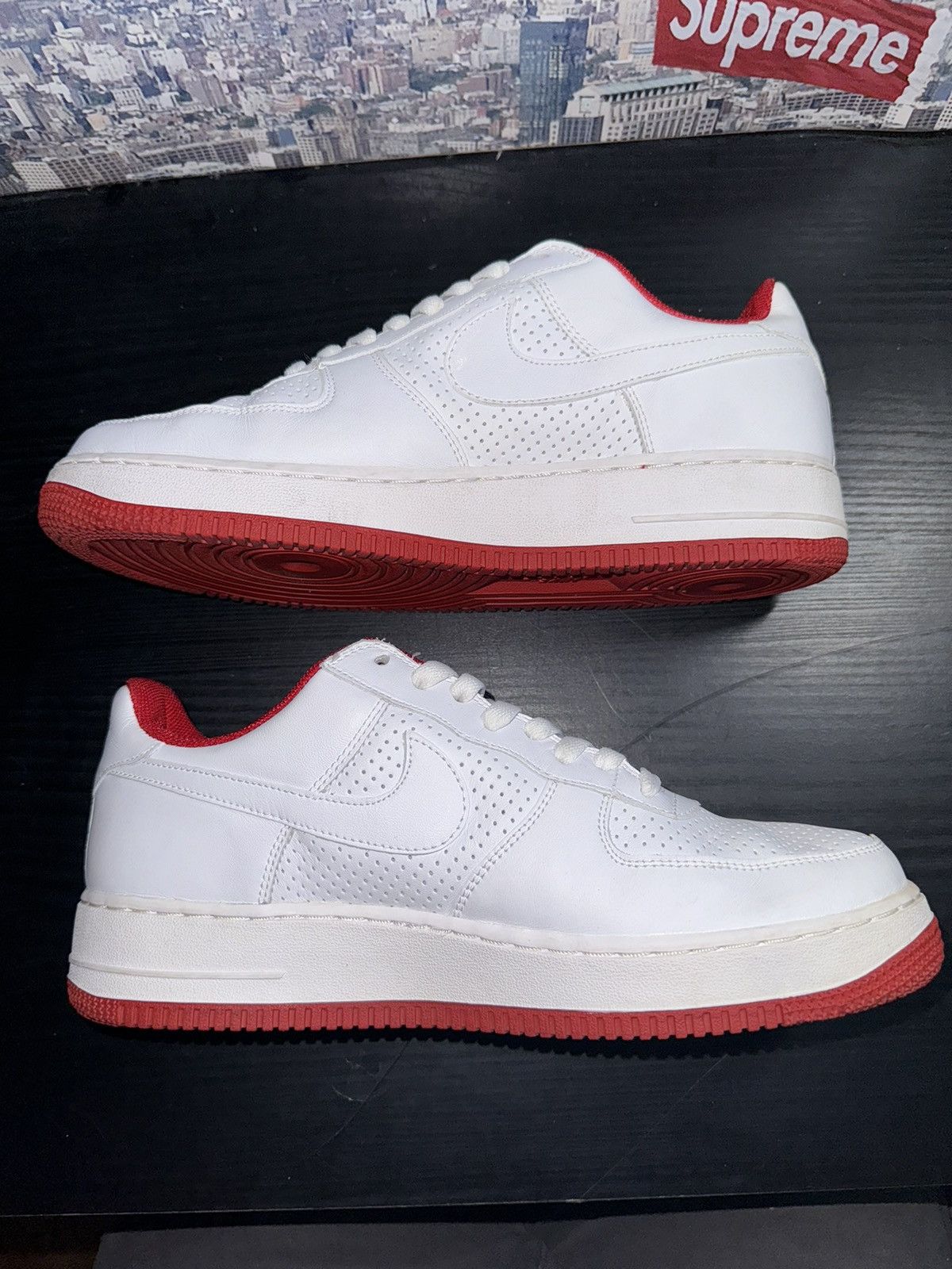 Nike × Vintage VINTAGE Y2K 2005 Nike Air Force 1 Jamaica Drum Island Size US 9.5 / EU 42-43 - 2 Thumbnail