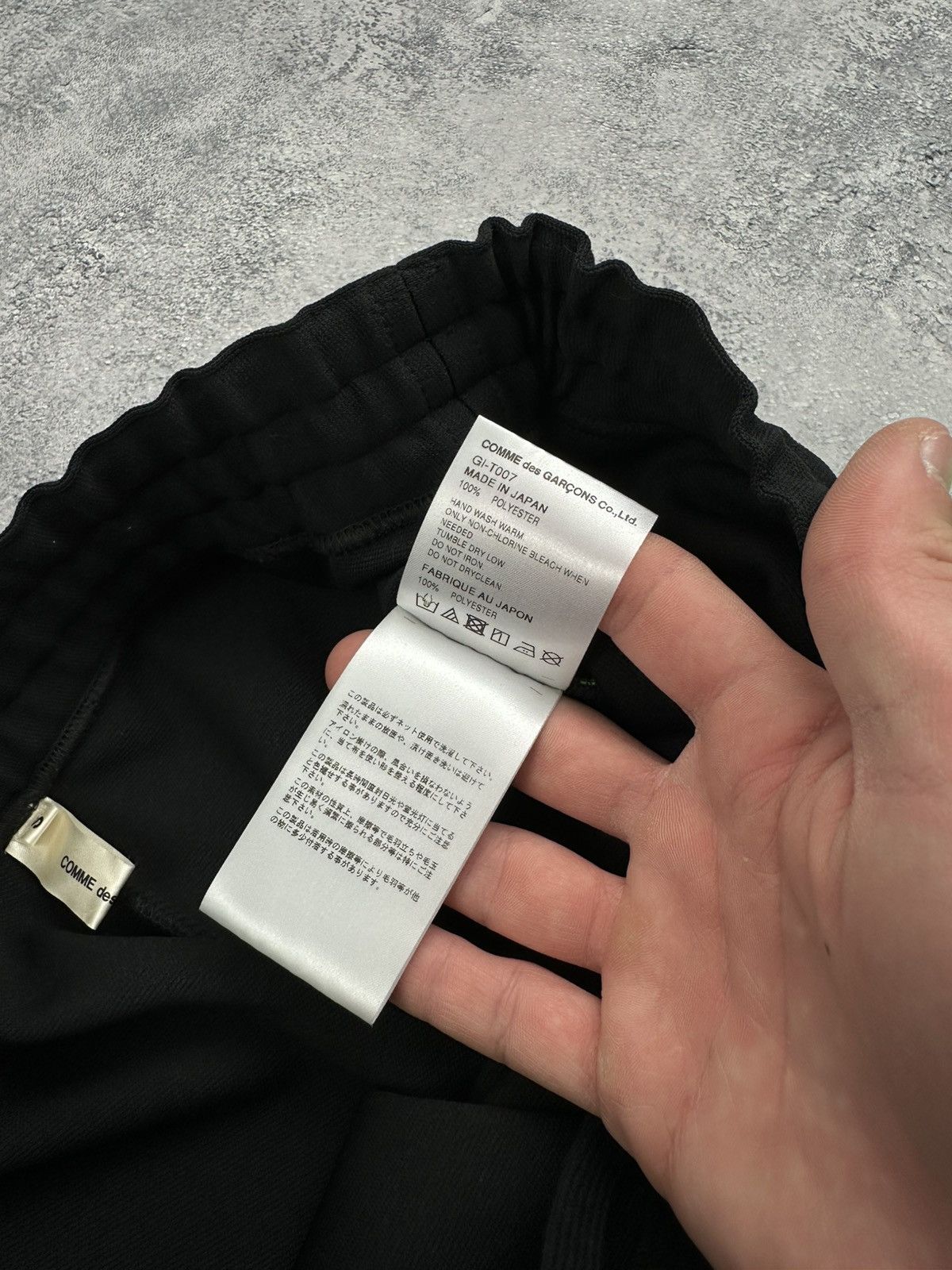 Comme des Garcons Comme Des Garçons Rare Black Pants Green Striped Japan Plus Size US 30 / EU 46 - 14 Thumbnail