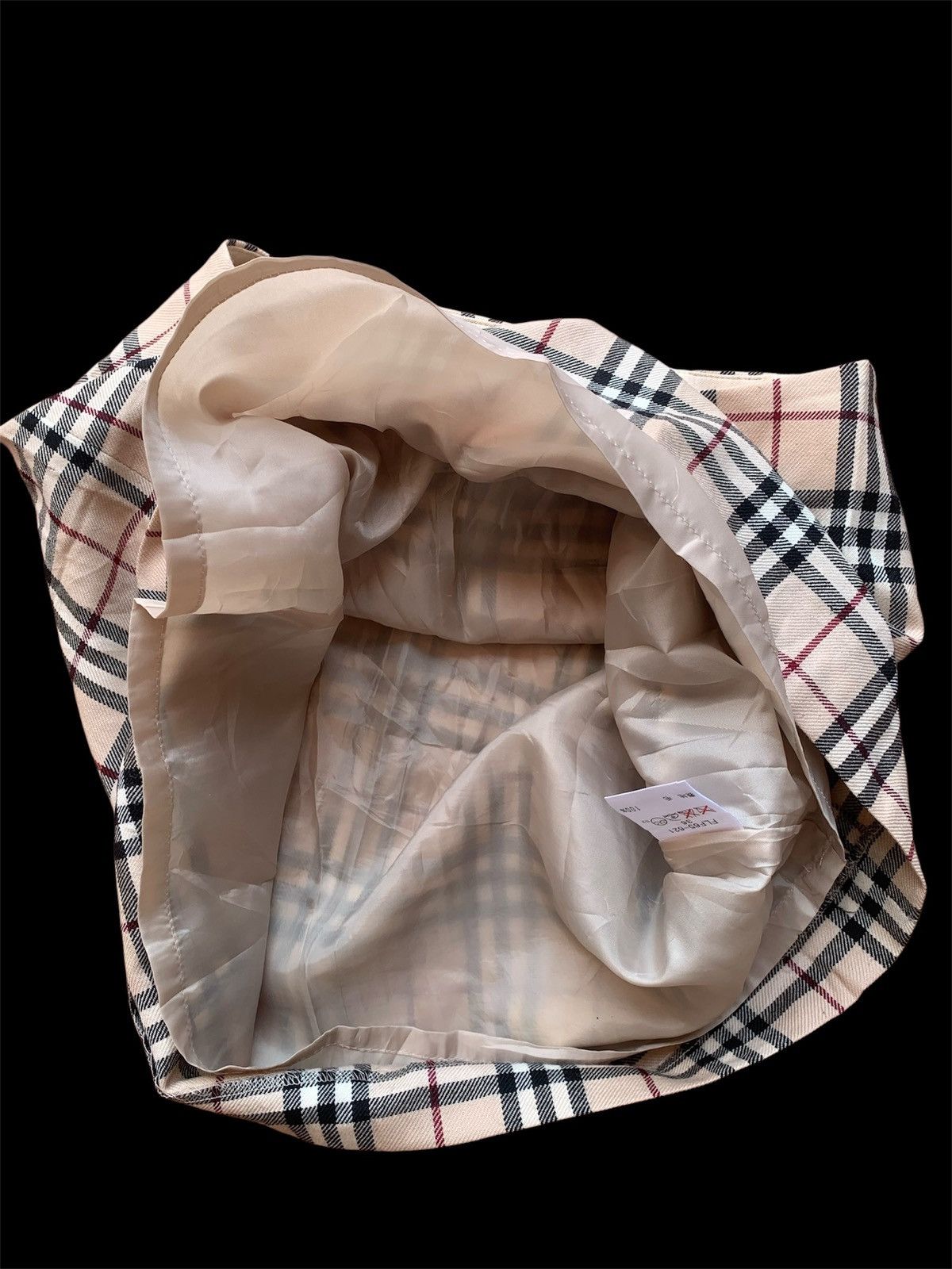 Burberry Vintage Burberry Nova Check Mini Skirt Classic Beige Plaid Size 36" / US 14 / IT 50 - 5 Thumbnail