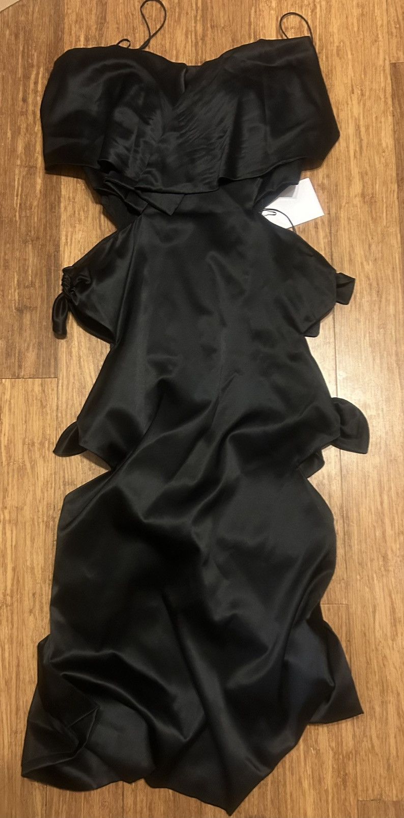 Alessandra Rich ALESSANDRA RICH Cut-out silk-blend Midi Dress IT42 MSRP$2253 Size M / US 6-8 / IT 42-44 - 7 Thumbnail