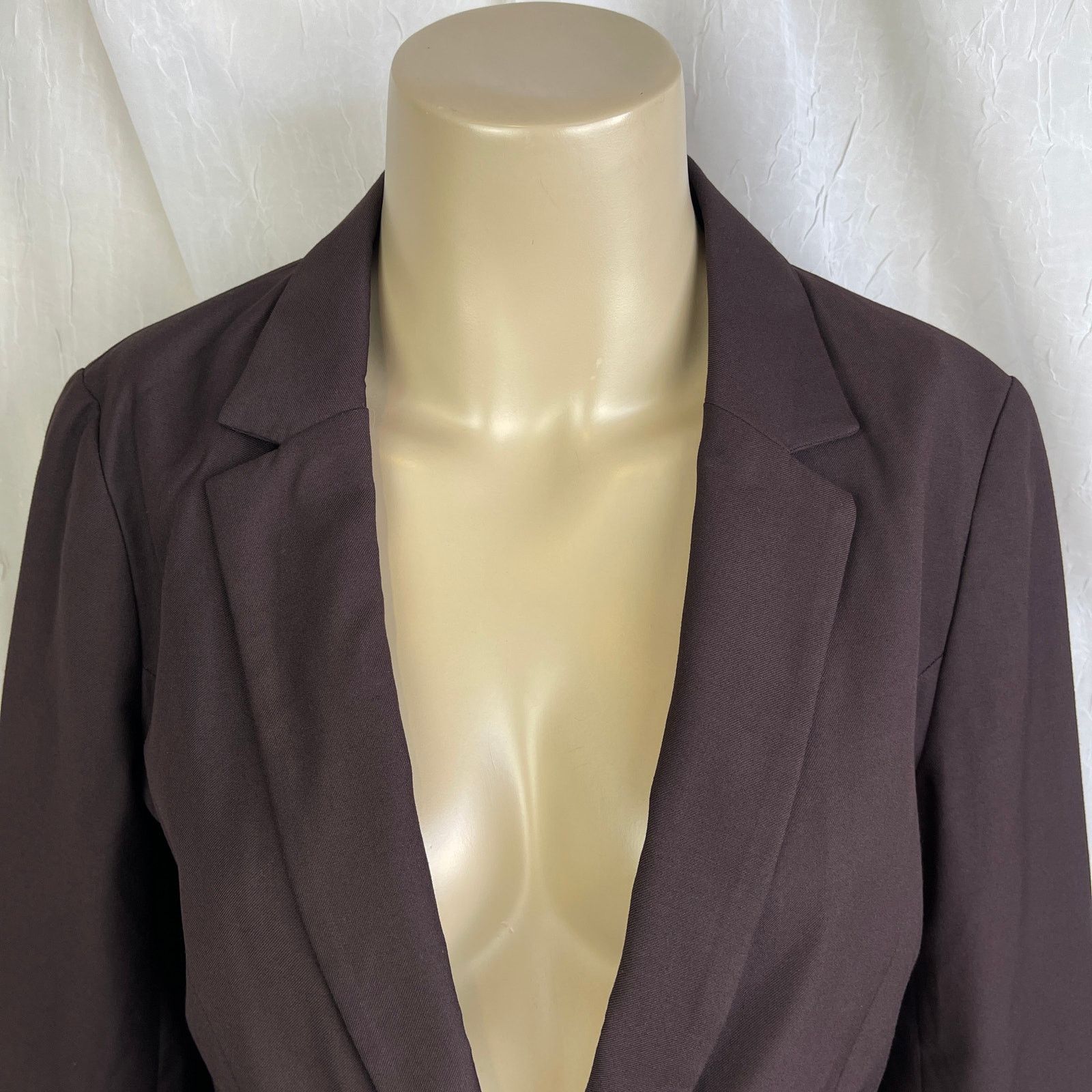 Forever 21 Forever 21 Contemporary Brown Blazer Suit Jacket Pockets XS Size XS / US 0-2 / IT 36-38 - 2 Thumbnail