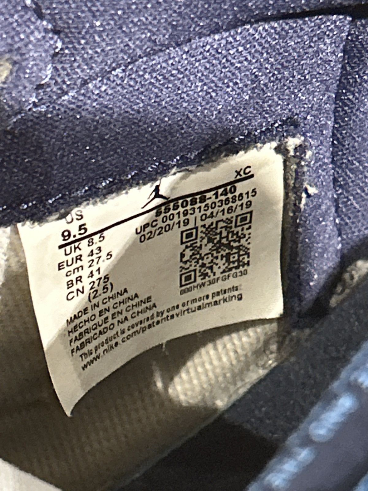 Jordan Brand Jordan 1 obsidian Size US 8.5 / EU 41-42 - 9 Thumbnail