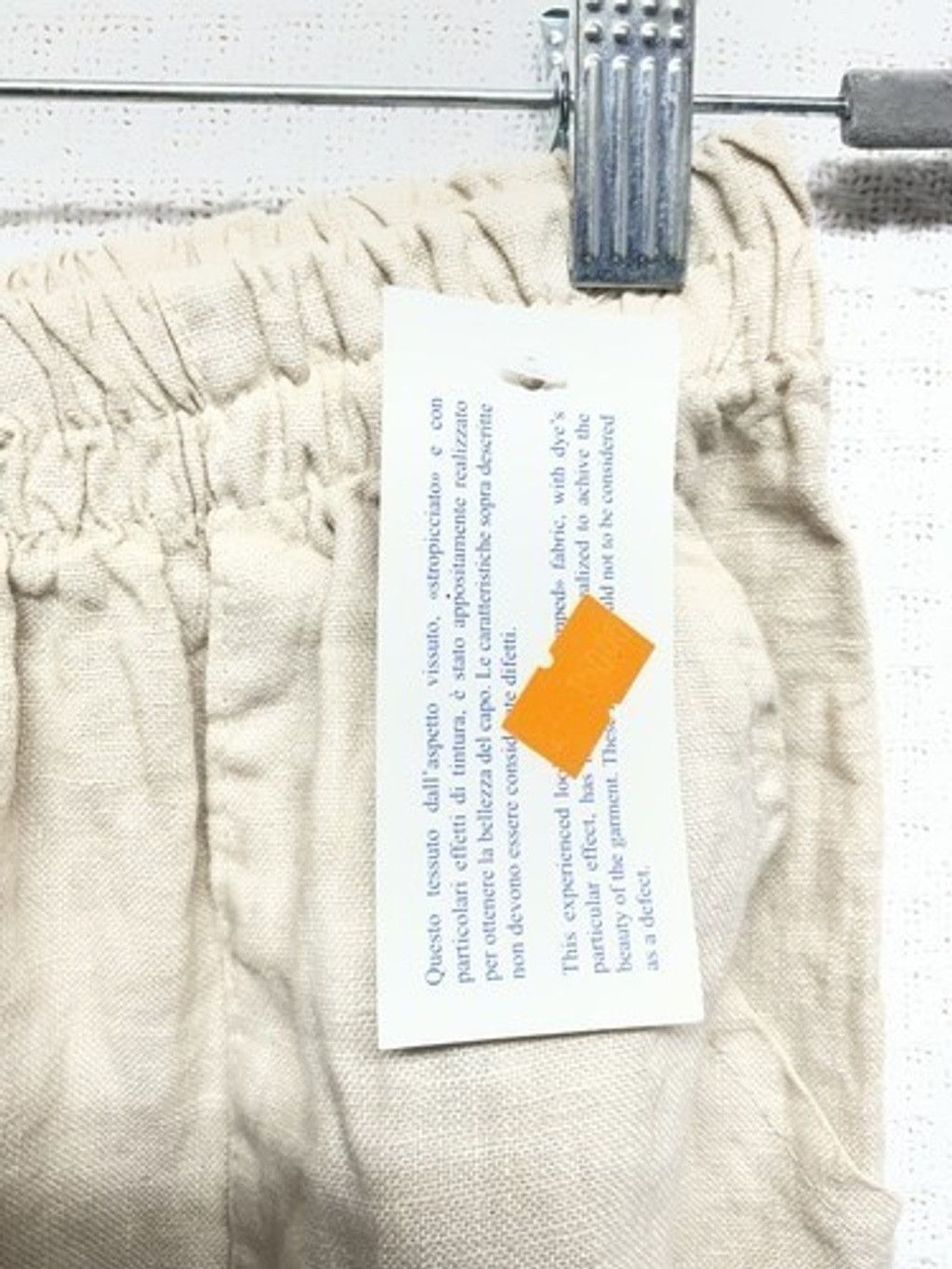 Other NWT 100% Lino Lagenlook Balloon Barrel Harem Pants Women M-L Size 29" - 6 Thumbnail
