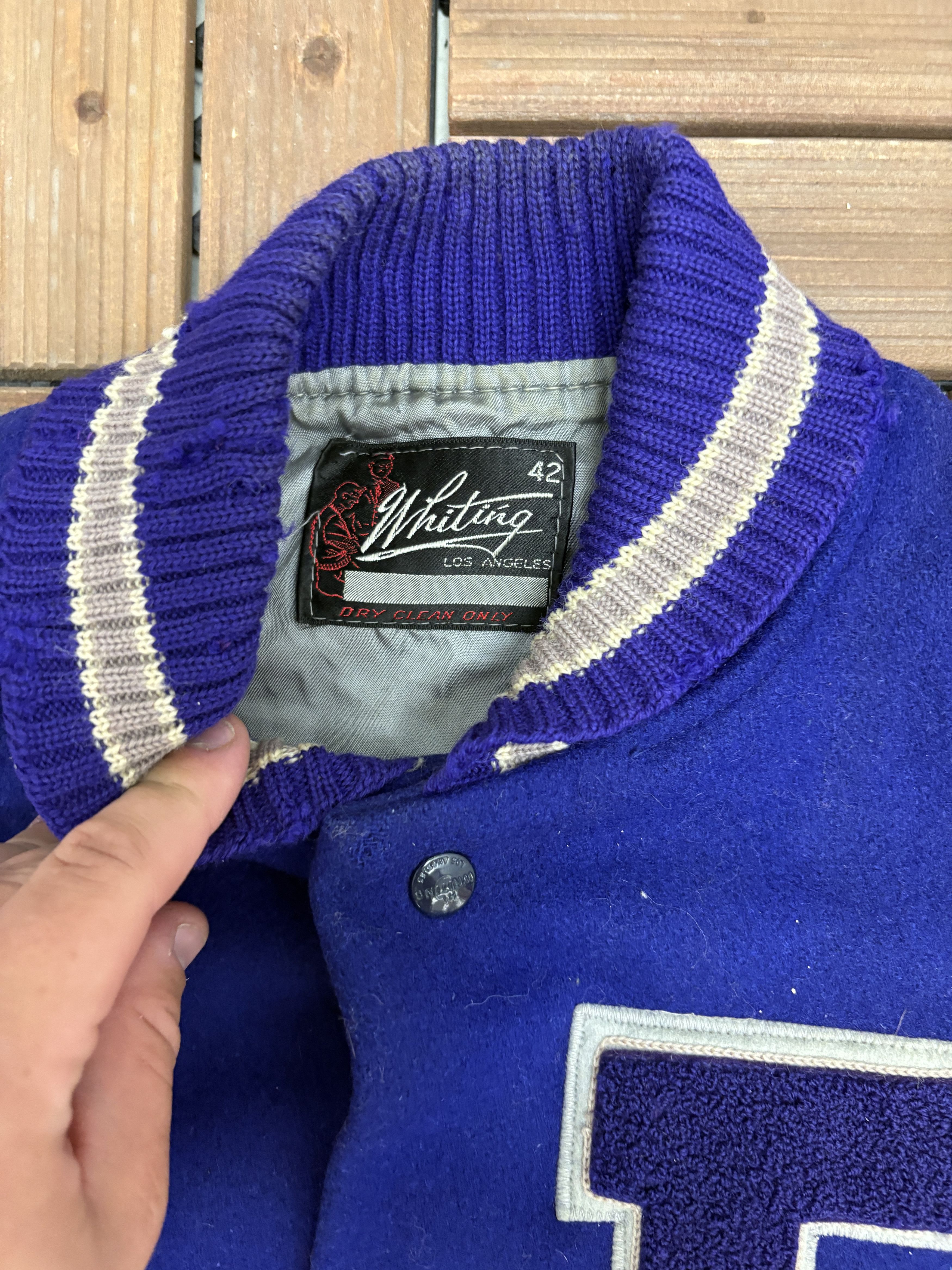 Vintage Whiting Letterman "P" Vintage Varsity Jacket Size US L / EU 52-54 / 3 - 6 Thumbnail