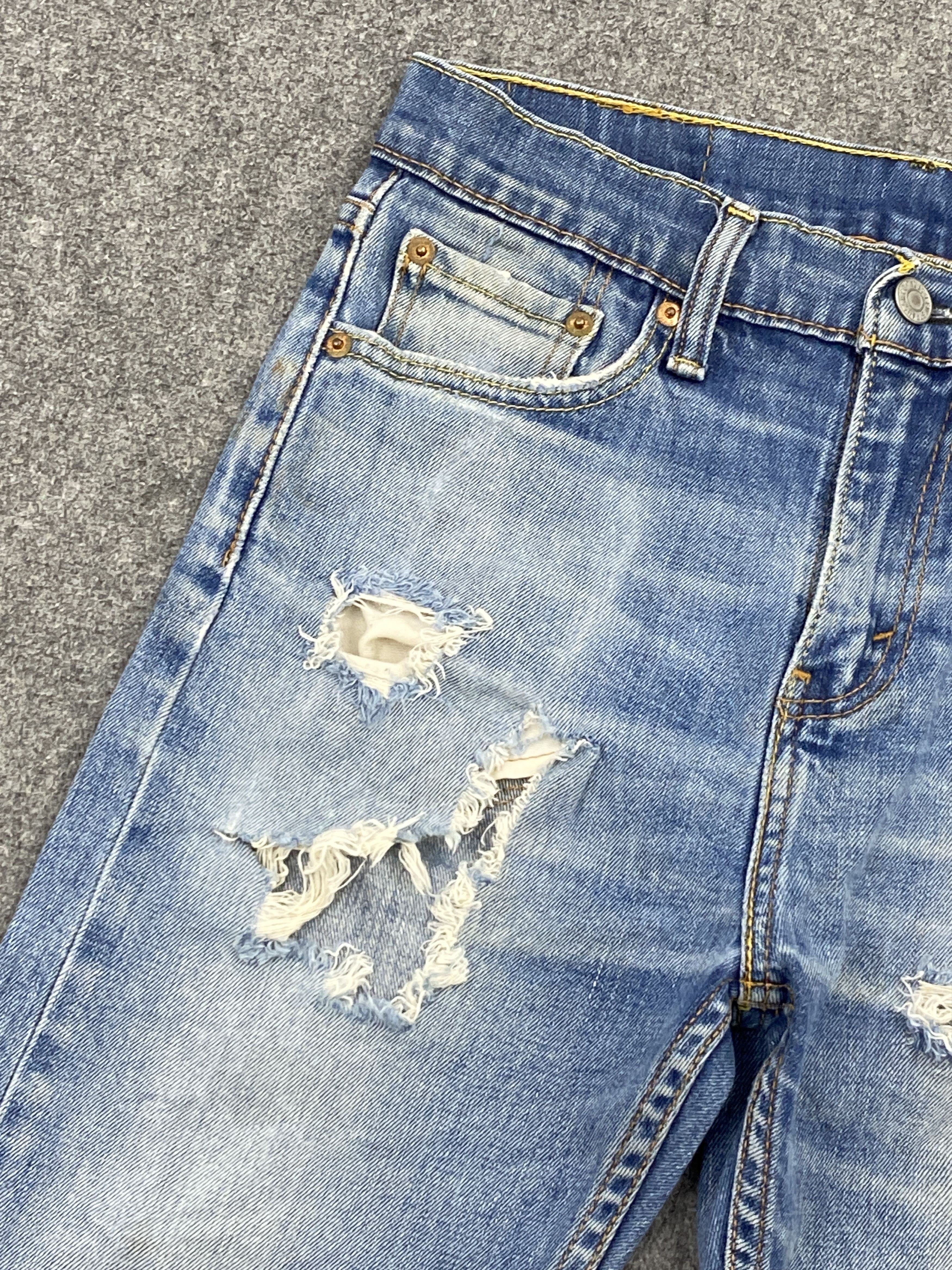 Levi's Vintage Levi's 510 Distressed Skinny Jeans DP2691 Size US 28 / EU 44 - 10 Thumbnail