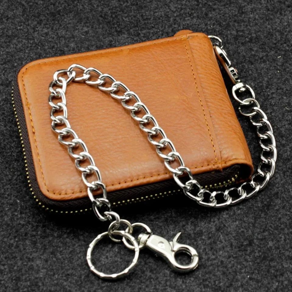 Japanese Brand Skull pinned wallet with chain Size ONE SIZE - 2 Thumbnail