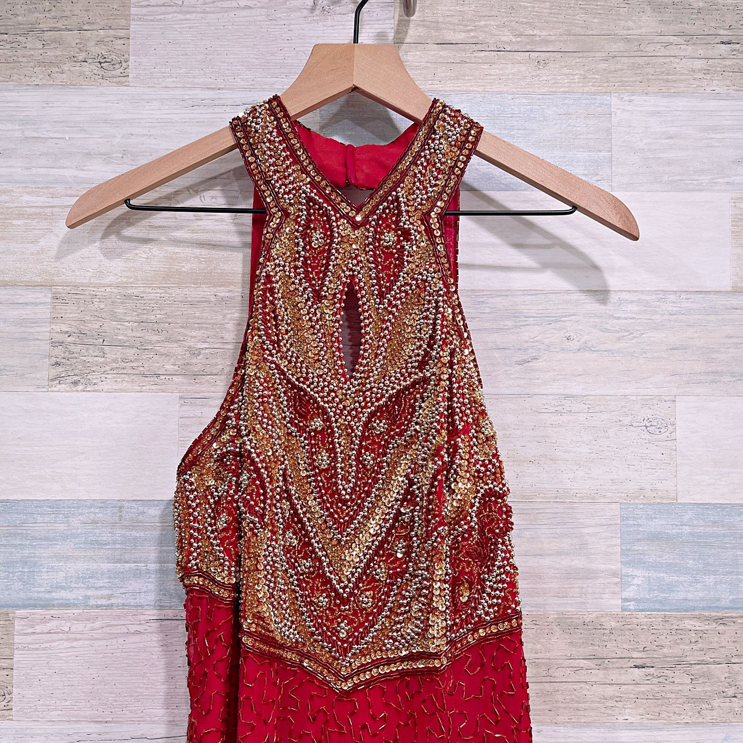 Laurence Kazar Beaded Sequin Halter Ball Gown Womens Medium is available  for purchase on au PAY Market - Imported Goods Online Store Co.Ltd. | au  PAY Market - Online Shopping Site
