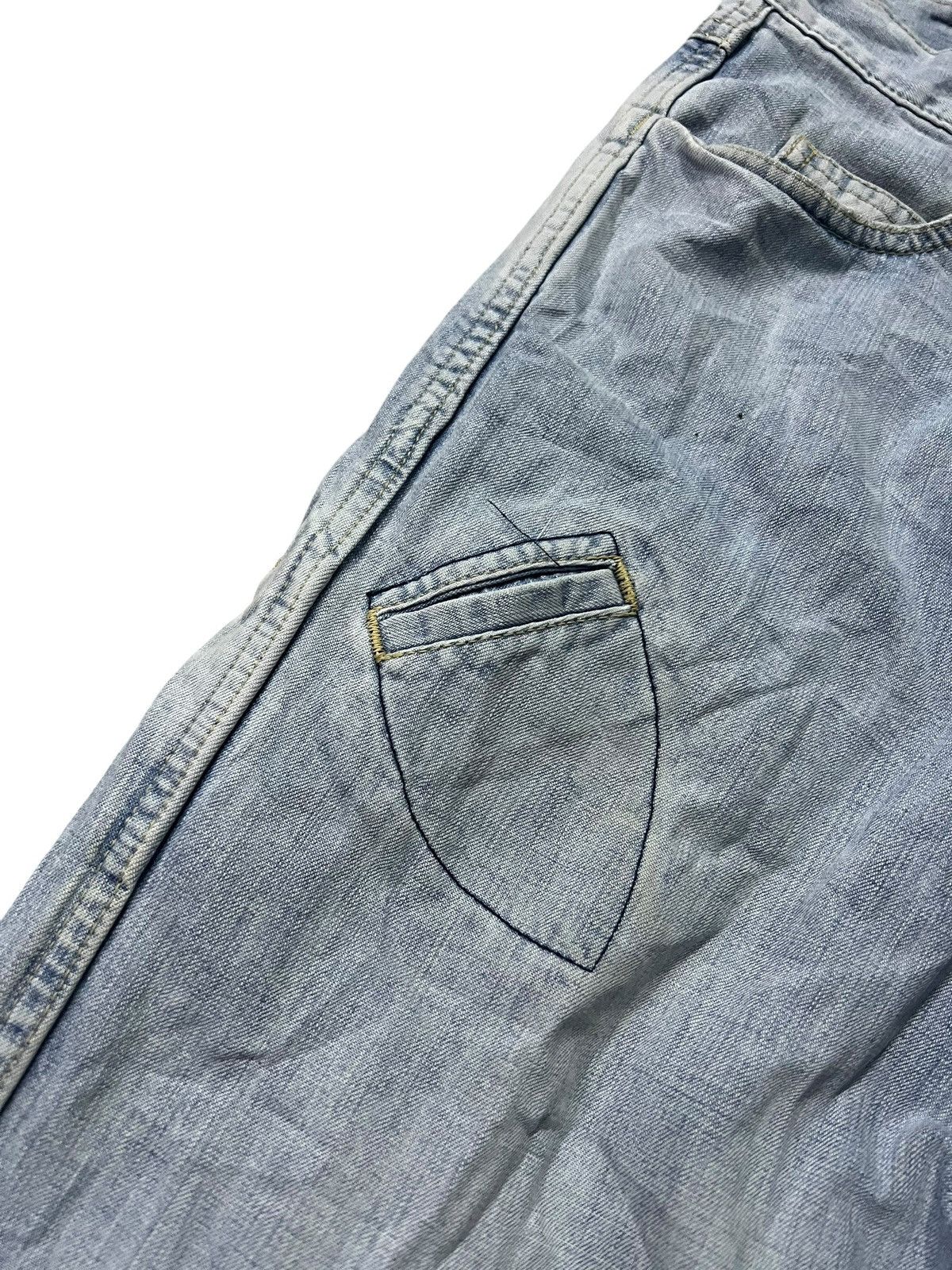 Marithe + Francois Girbaud 80’s Marithe Francois Girbaud Faded Distressed Jean Rare Size US 30 / EU 46 - 4 Thumbnail