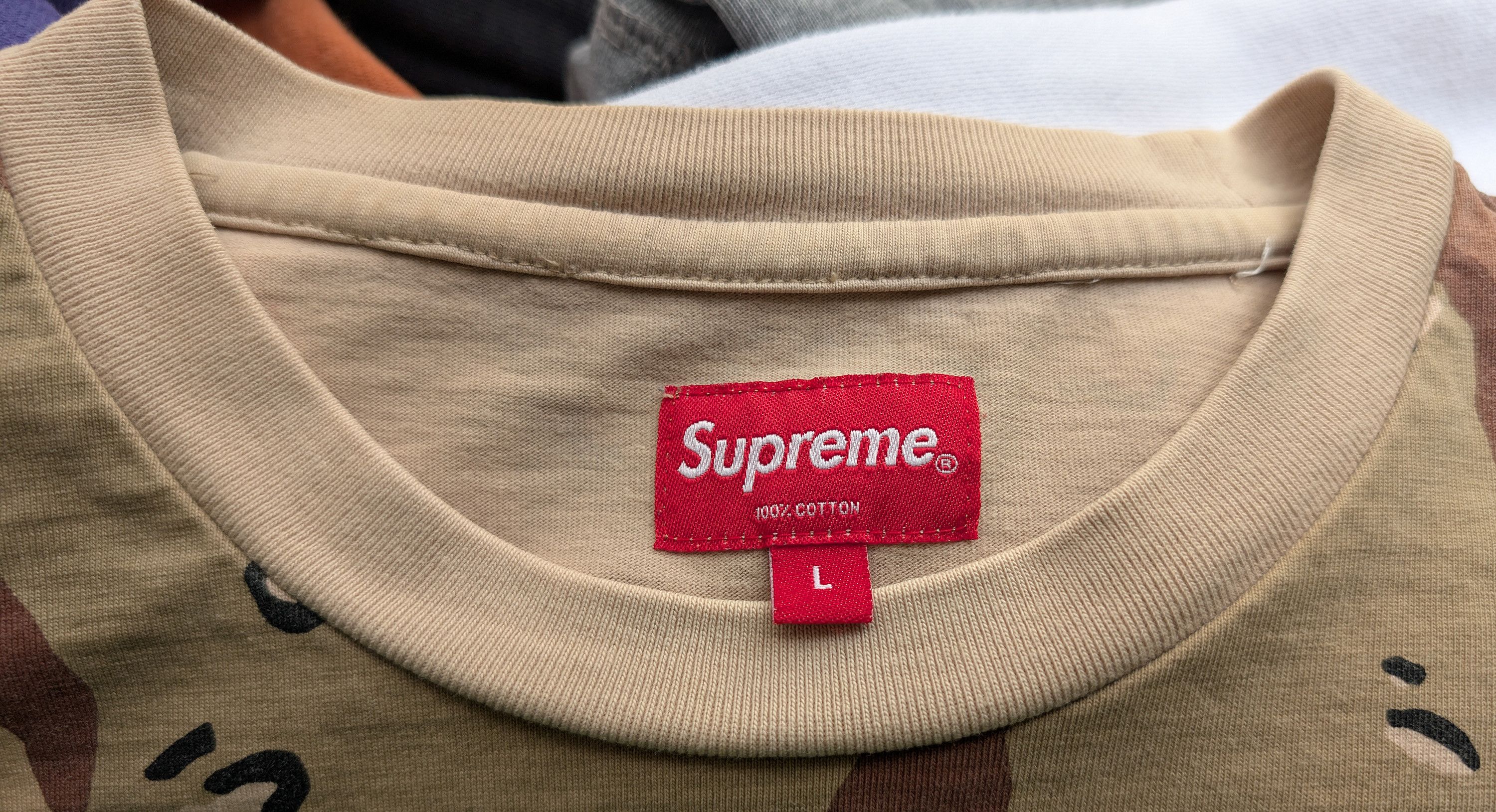 Supreme Supreme Needlepoint L/S Desert Camo size L Size US L / EU 52-54 / 3 - 4 Thumbnail