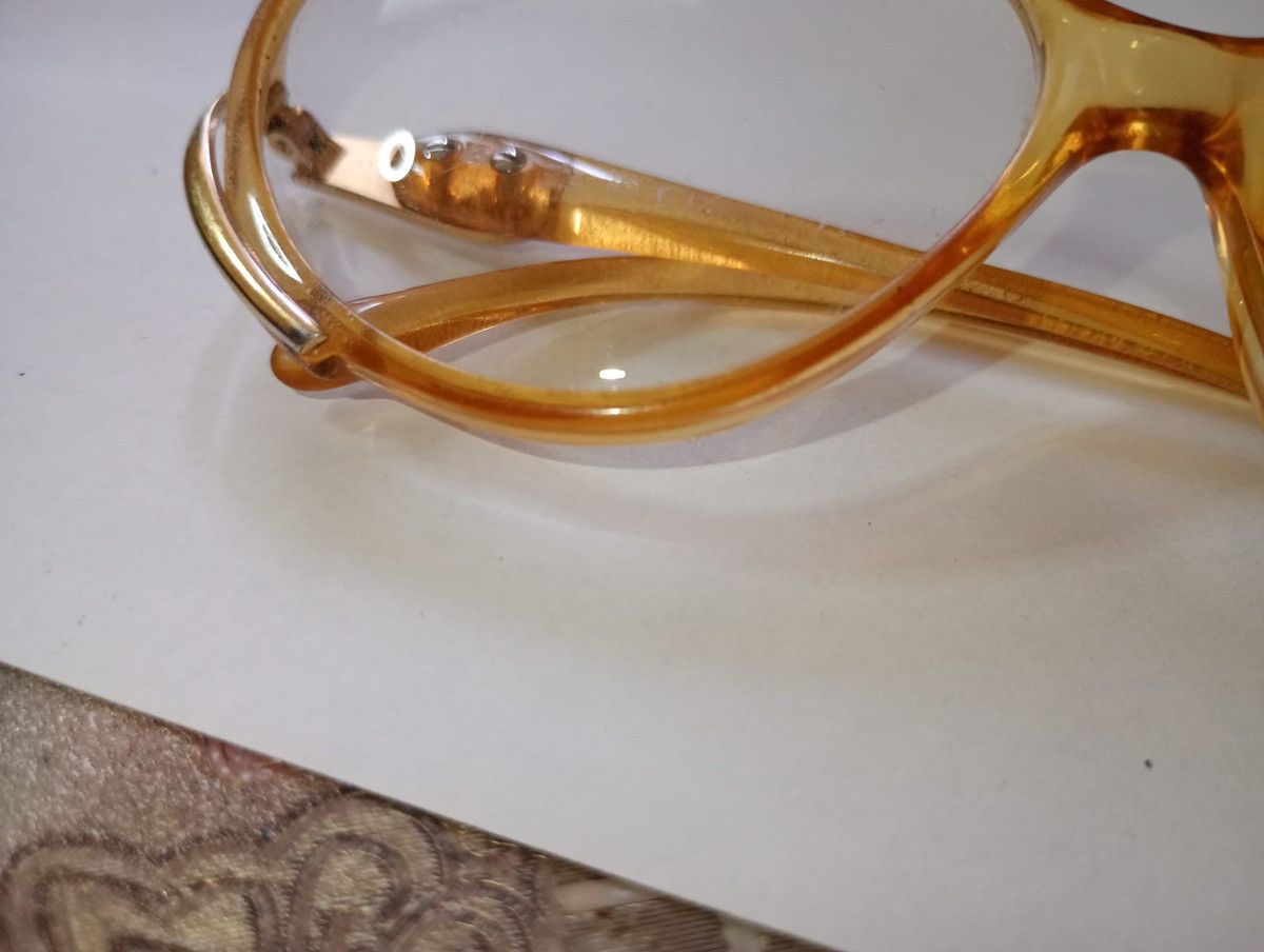 Christian Dior Monsieur Christian Dior Vintage Oval Eyeglass Frames Amber Size ONE SIZE - 6 Thumbnail
