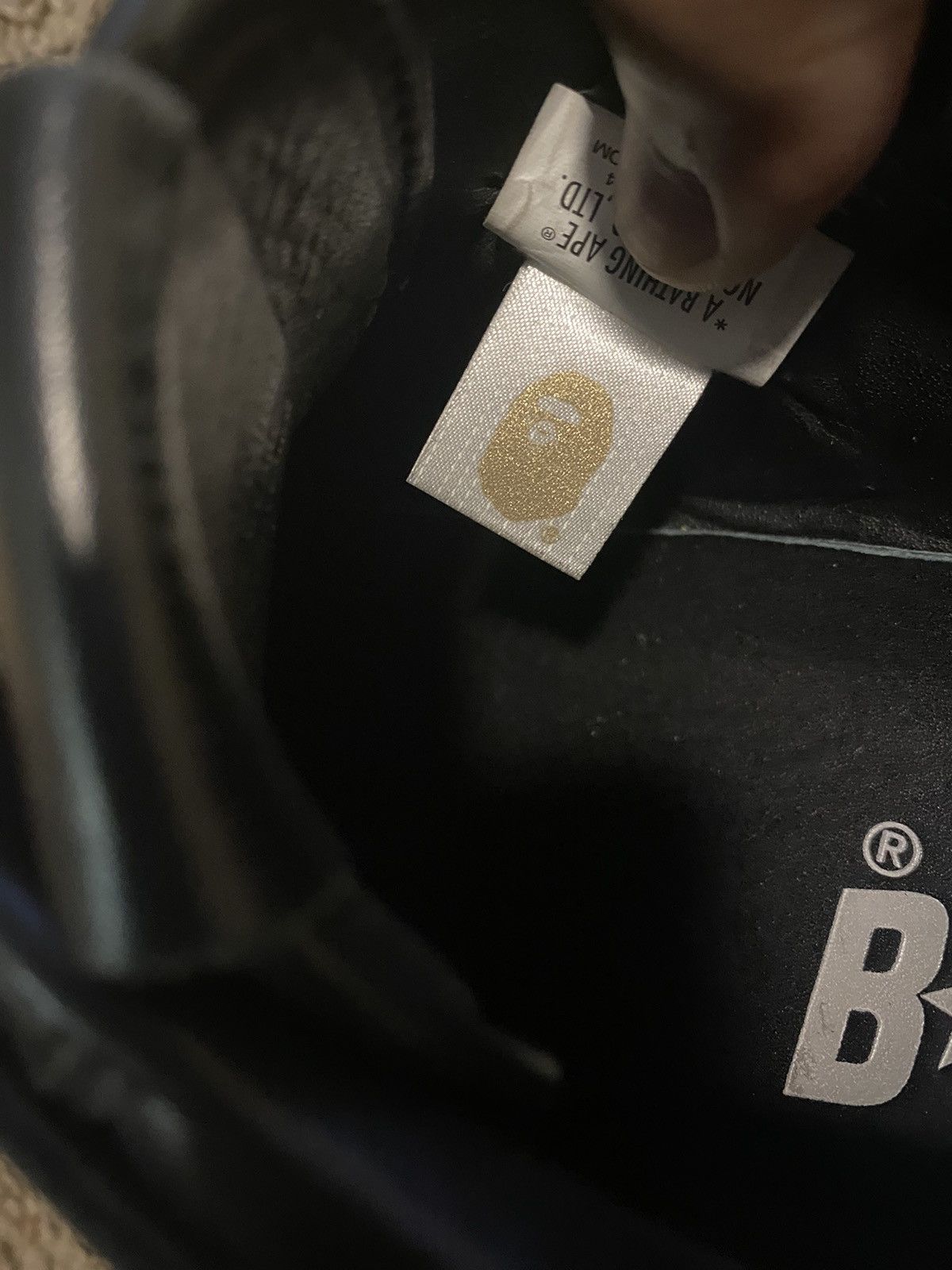 Bape A Bathing Ape "Sk8 Sta #3" M1 'Black' Size US 10 / EU 43 - 11 Thumbnail